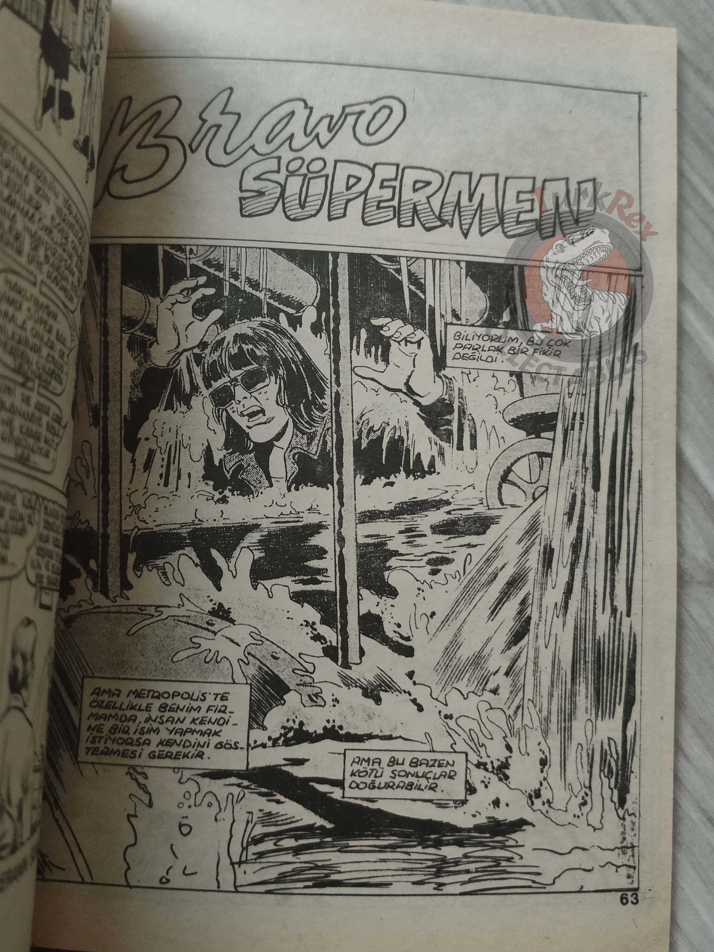 Superman Vol #43 1992 Turkish Comic Turkey #72  Action Comics #547 #650 Superdog