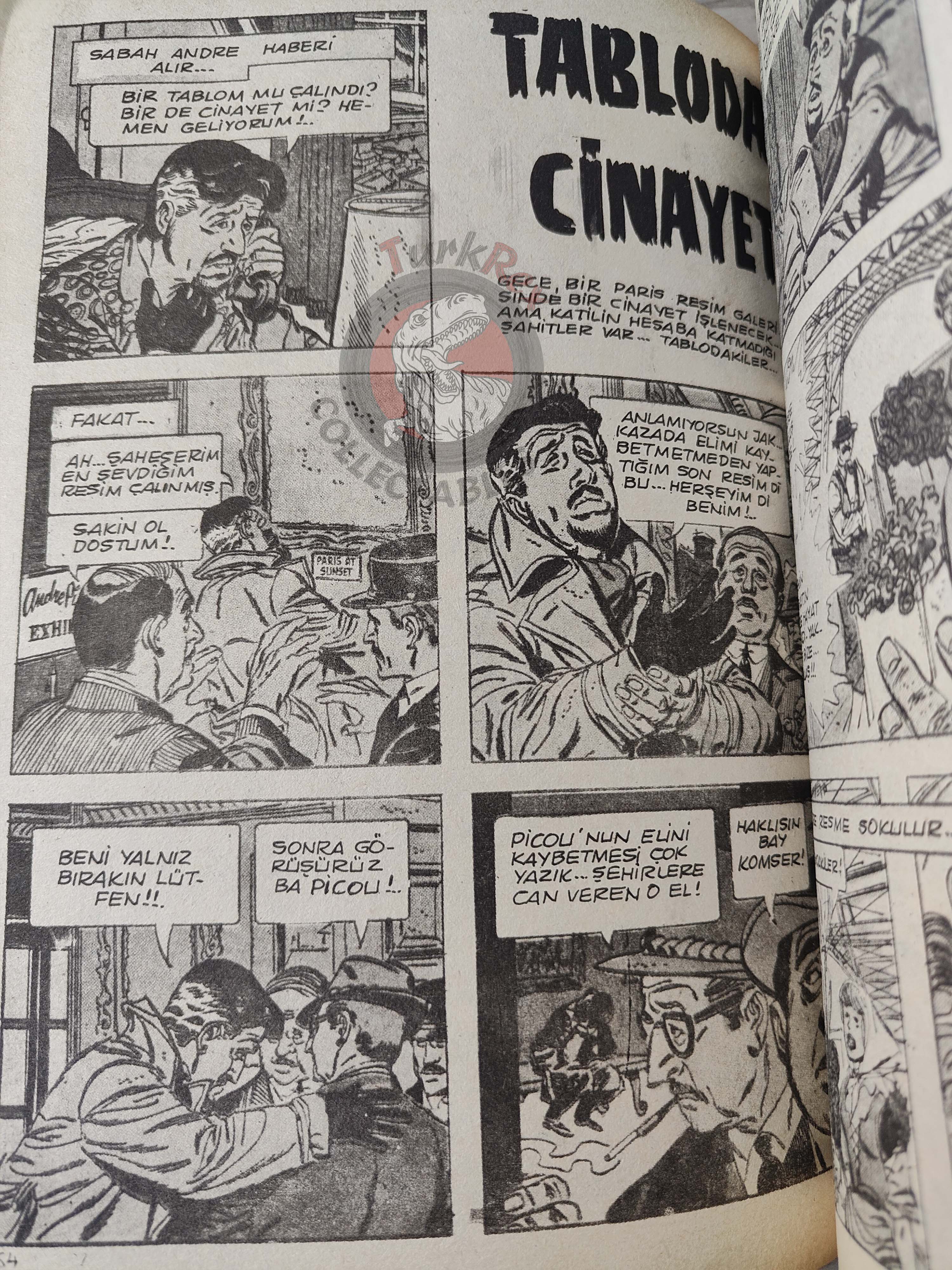 Fotoroman #1 The Pit and the Pendulum Movie 1977 Turkish Comic Turkey Edgar Allan Poe