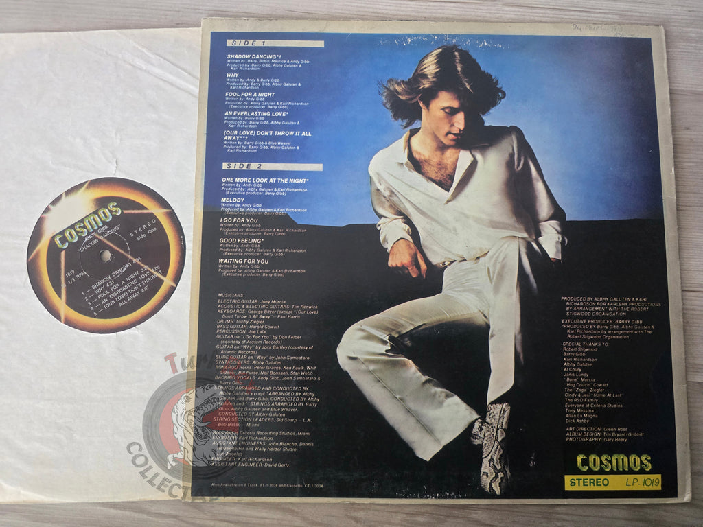 Andy Gibb – Shadow Dancing Turkish Pressing Vinyl Turkey Edition