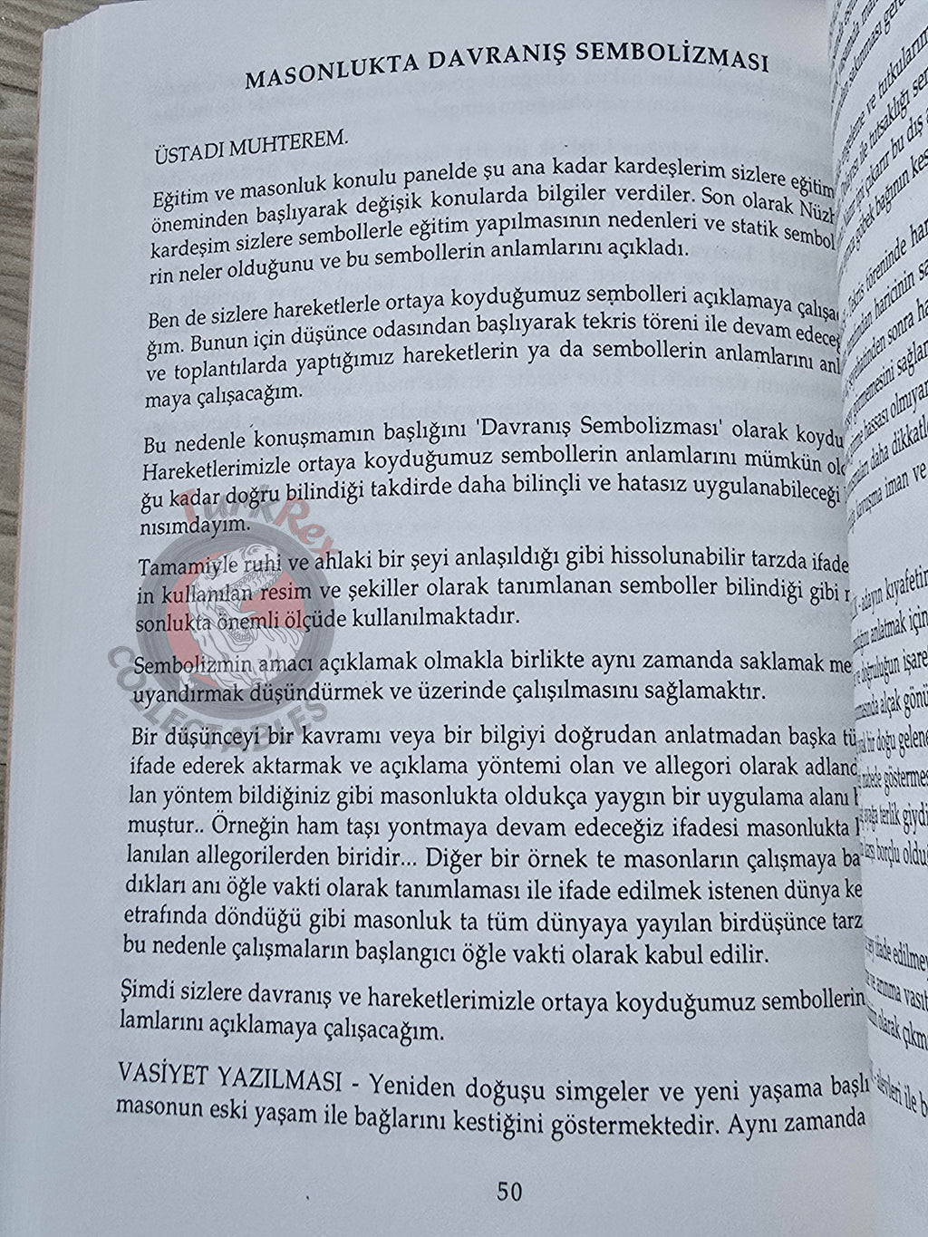 Turkish Freemasonry Başkent Lodge Panel 1996 Booklet Masonic Masons of Turkey Signed