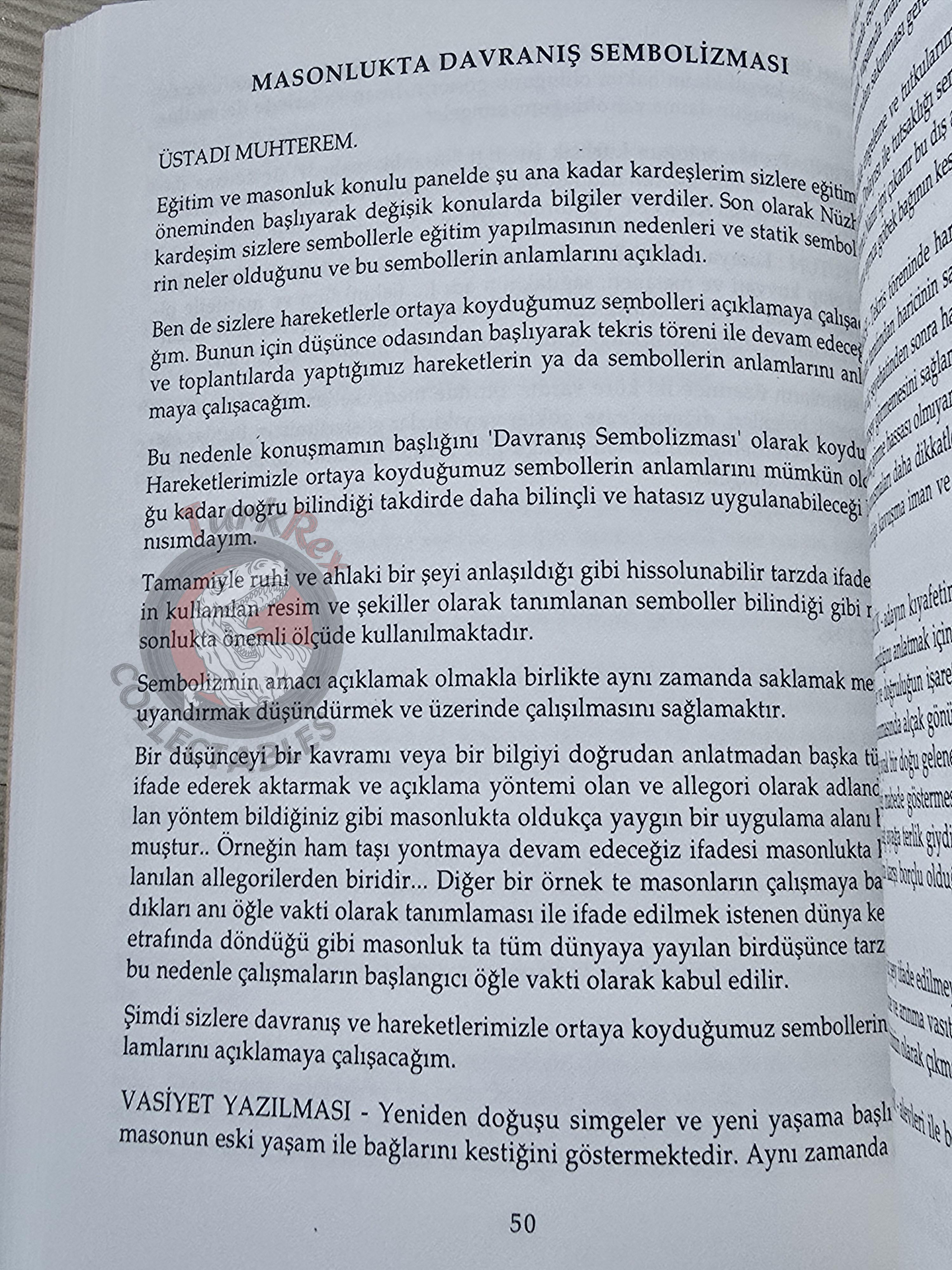 Turkish Freemasonry Başkent Lodge Panel 1996 Booklet Masonic Masons of Turkey Signed