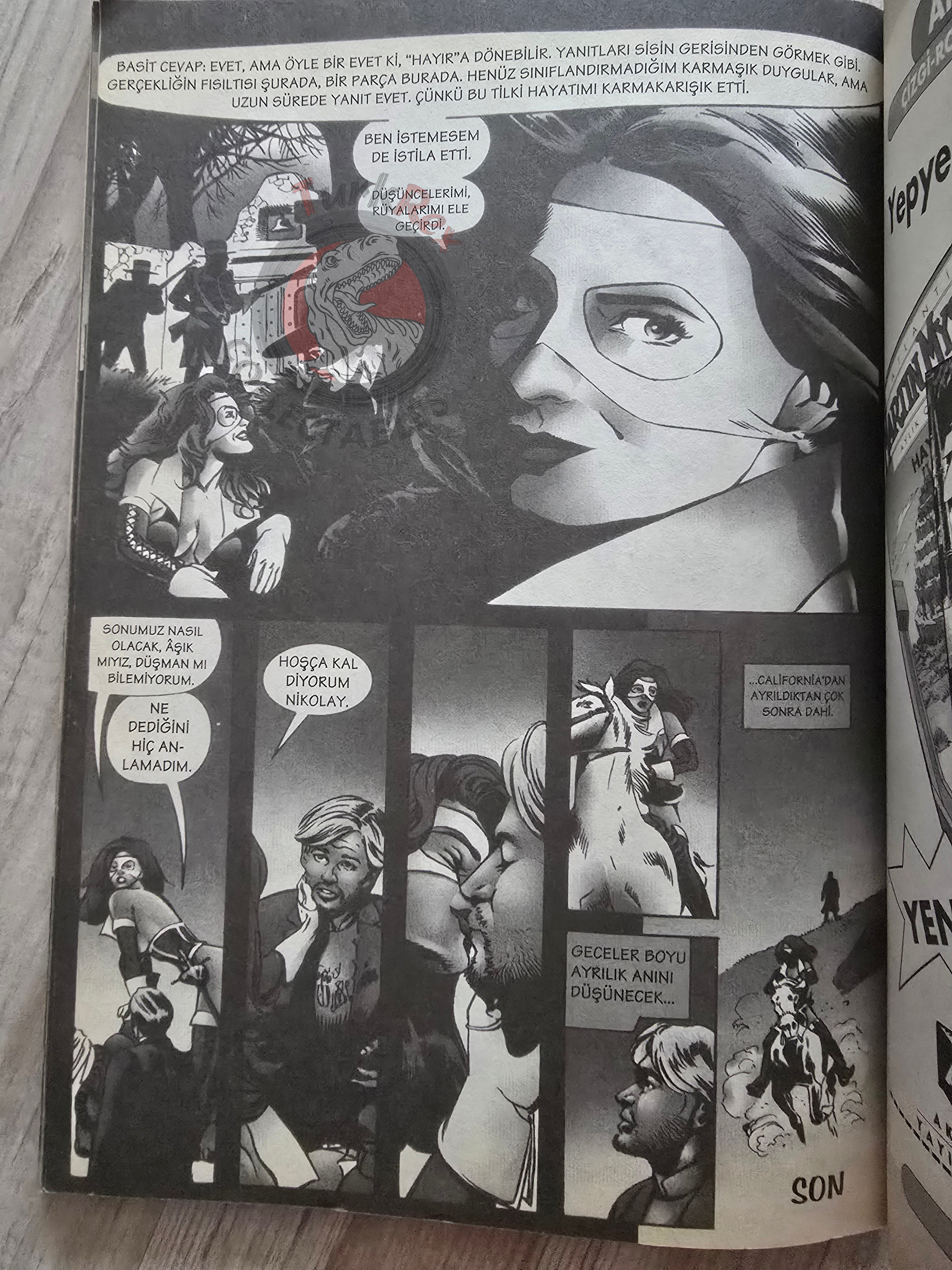 Zorro's Renegades #3 Lady Rawhide Turkish Comic Turkey #5