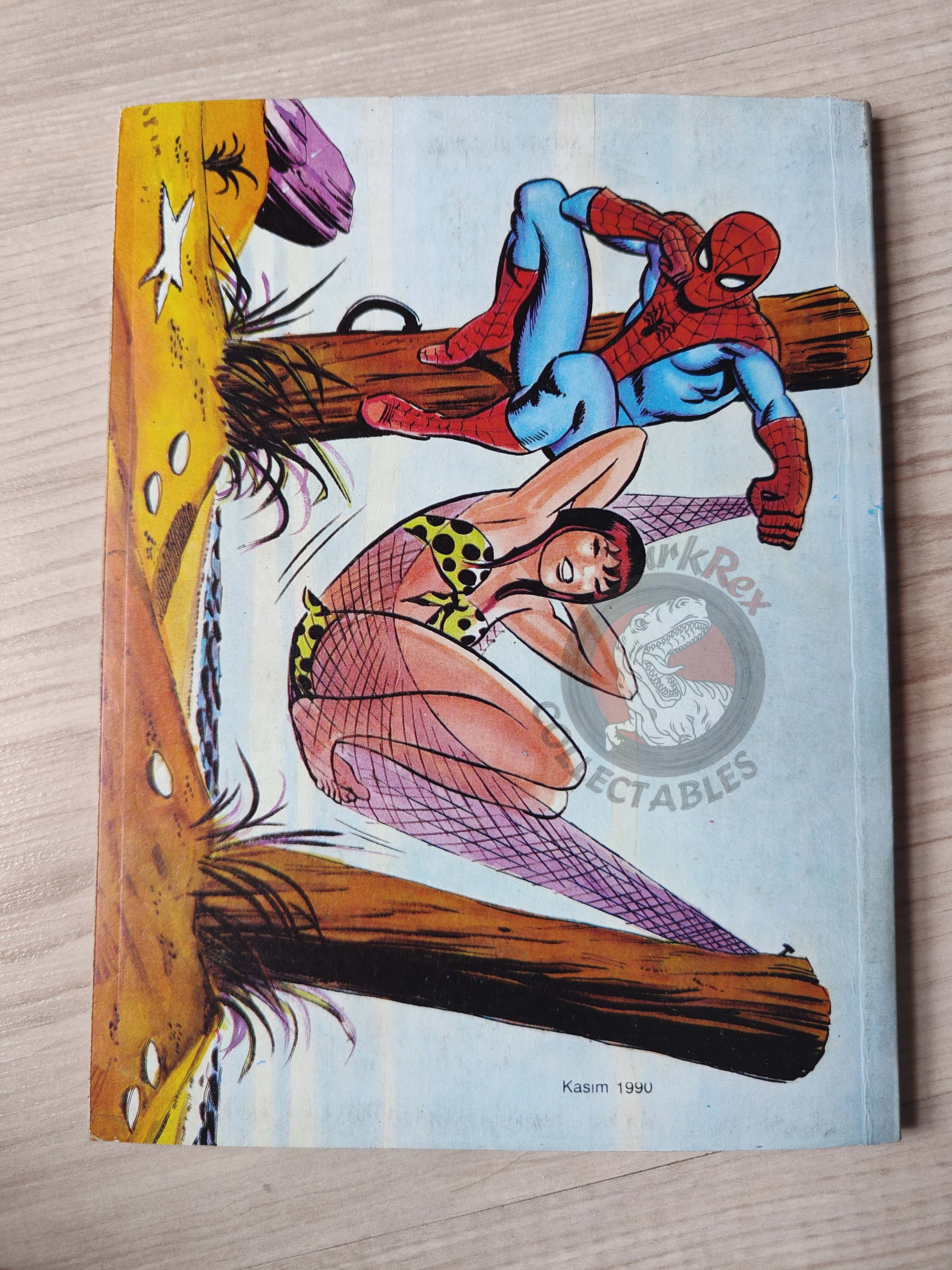 Spider-Man #124 1990 Turkish Comic Turkey Hulk #269 Amazing #329 Web Of #61 Spectacular #160
