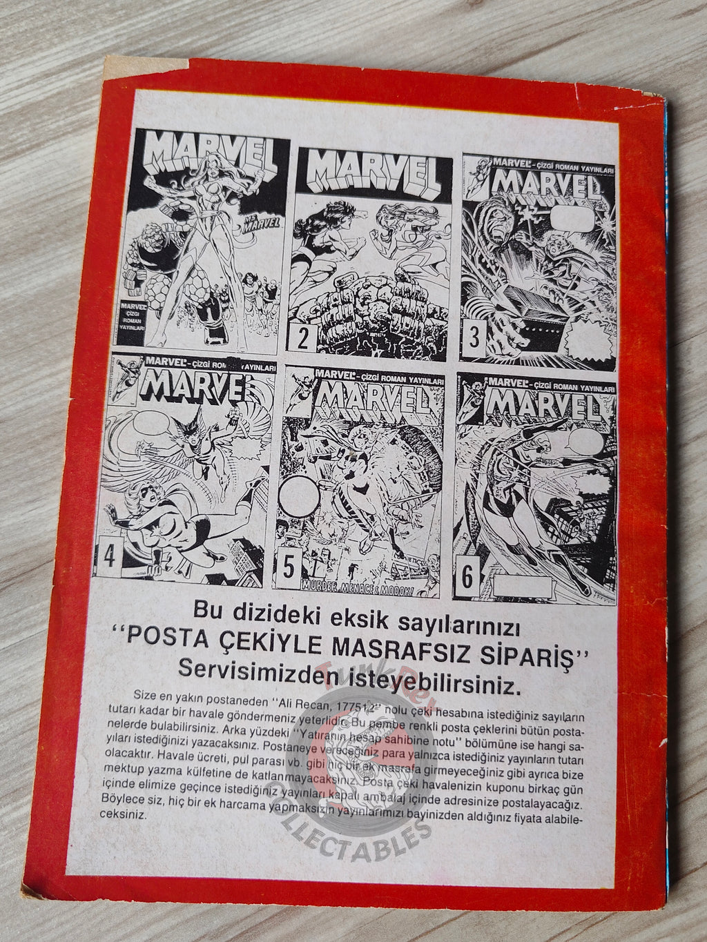 Ms. Marvel #3 1988 Turkish Comic Turkey #4 #5 #6