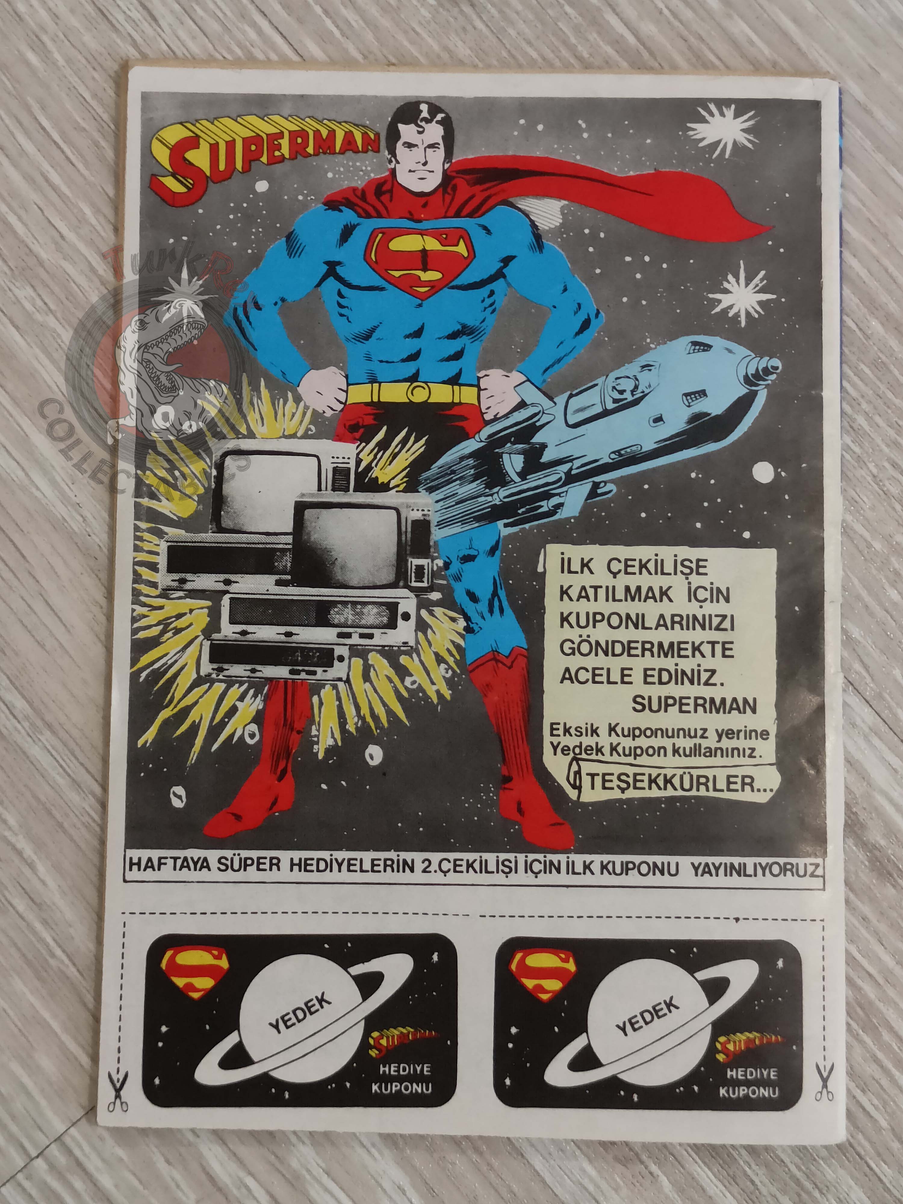 Superman #13 1980 Turkish Comic Turkey #304