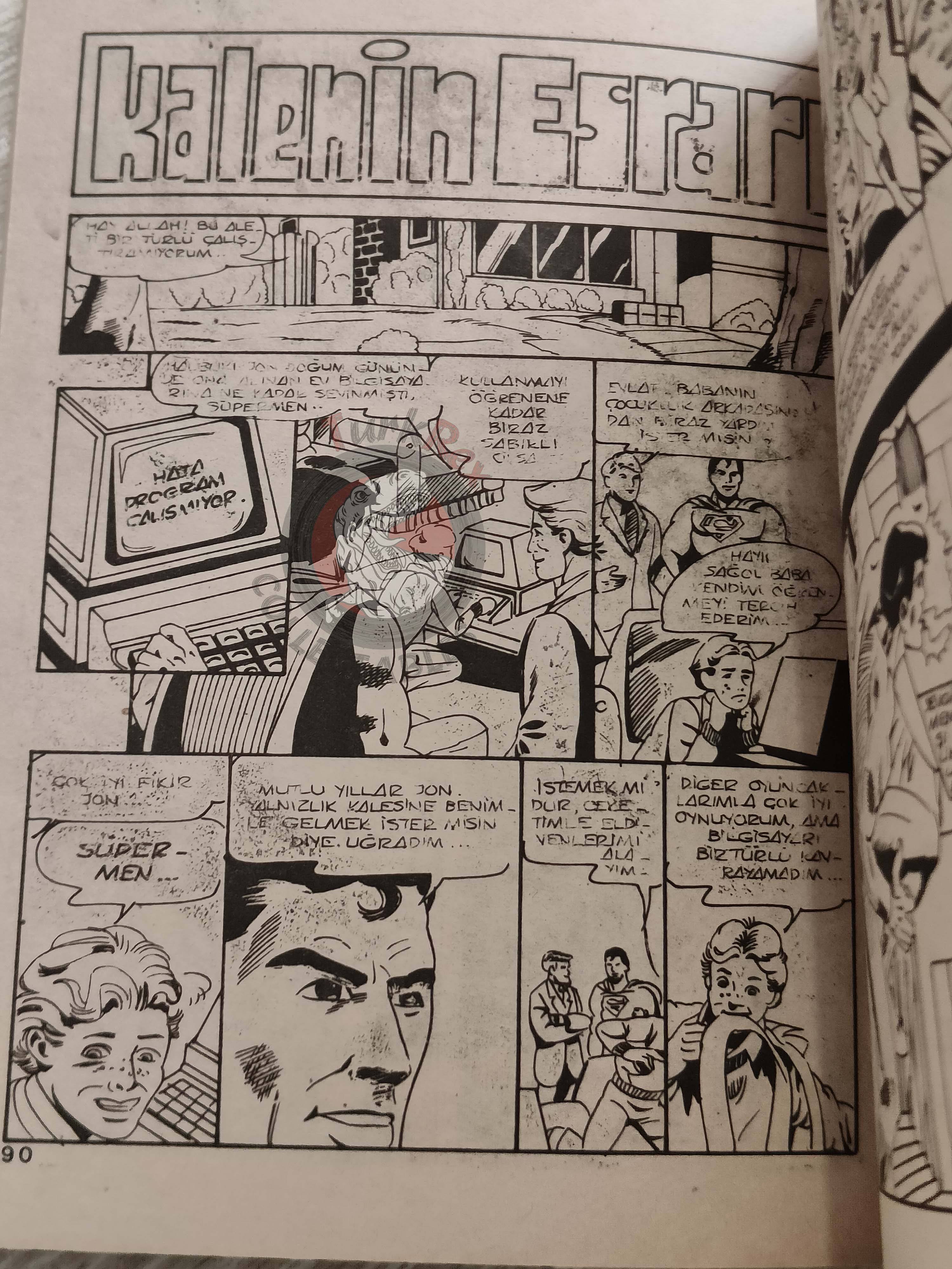 Superman #71 1990 Turkish Comic Turkey vs Muhammad Ali #56 Action Comics #572