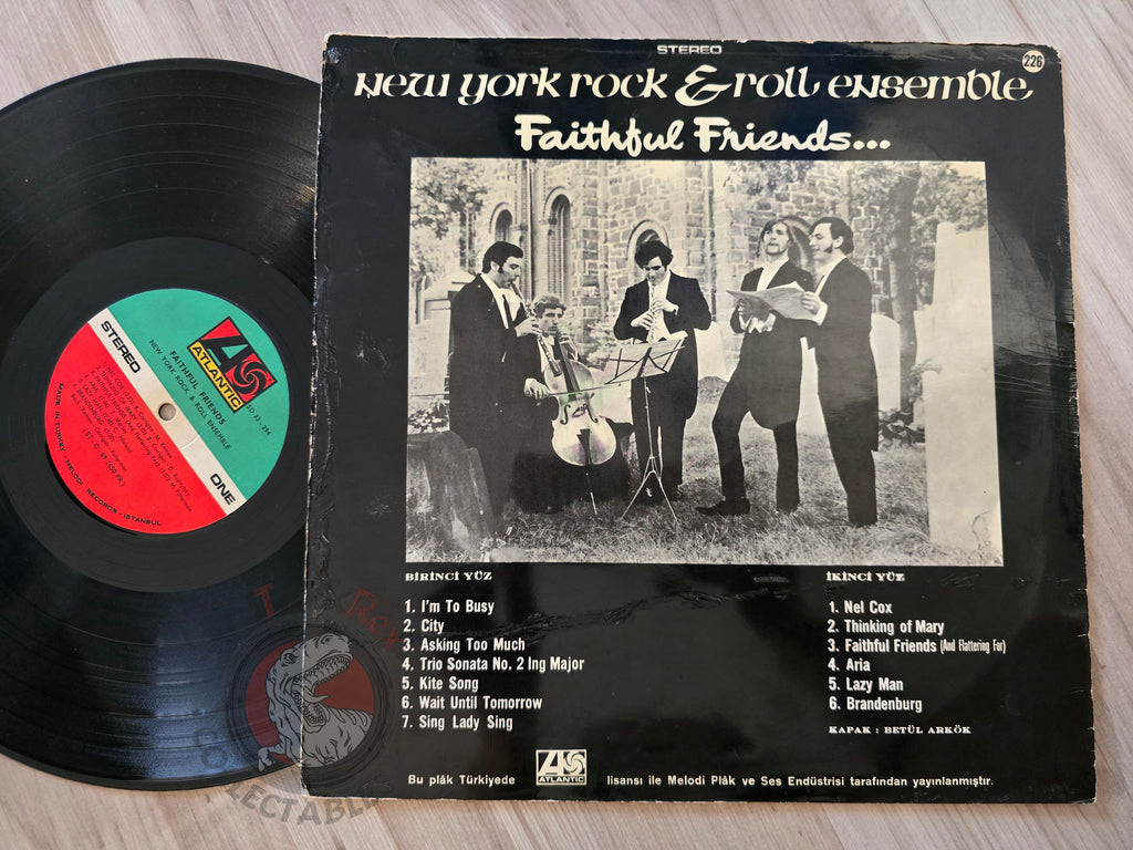 New York Rock & Roll Ensemble – Faithful Friends Turkish Pressing Vinyl Turkey Edition