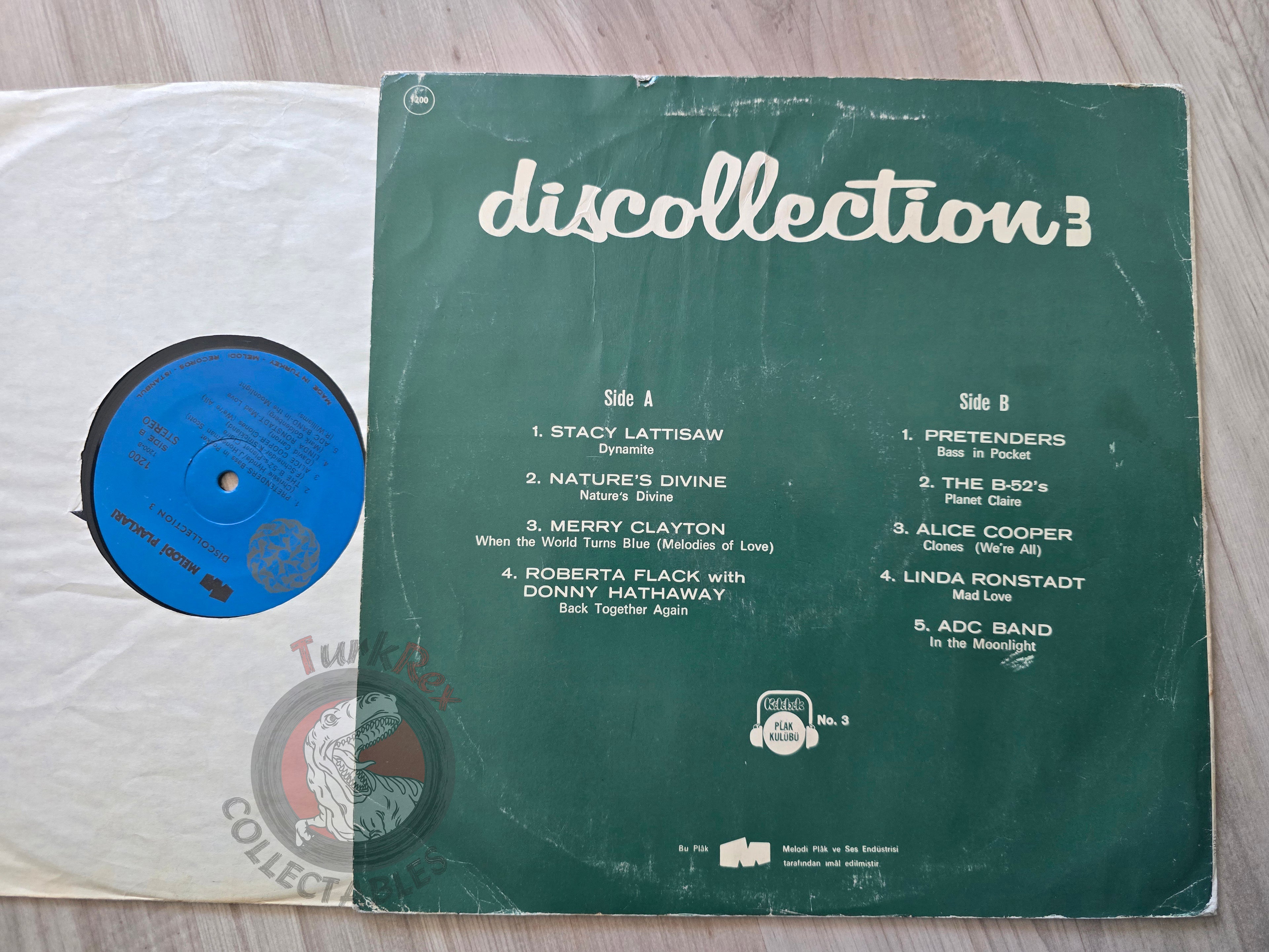 Various – Discollection 3  Turkish Pressing Vinyl Turkey Edition Alice Cooper