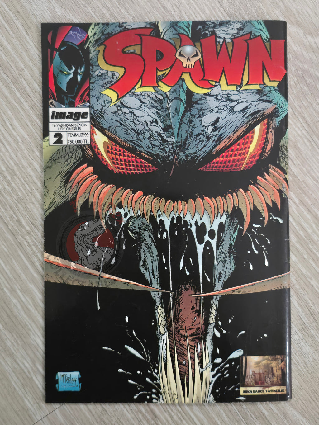 Spawn #2 1999 Turkish Comic Turkey #3 #4 Todd McFarlane