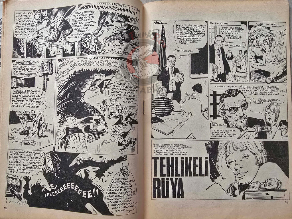 Vampirella #13 1977 Turkish Comic Turkey Warren Publishing cover #50 Morbius