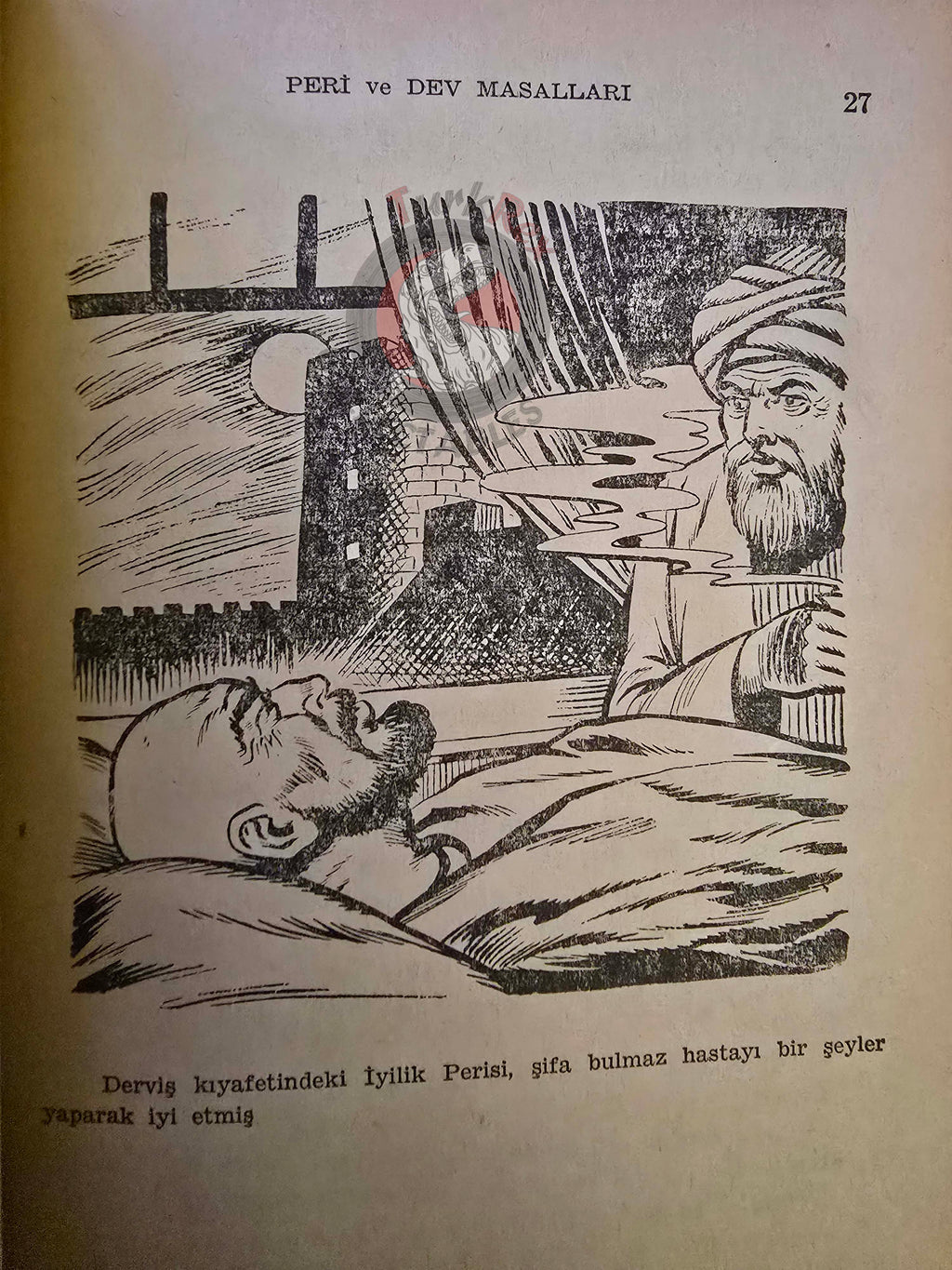 Enver Benhan Şapolyo – Fairy and Giant Tales 1966 Turkish Book Turkey Illustrated