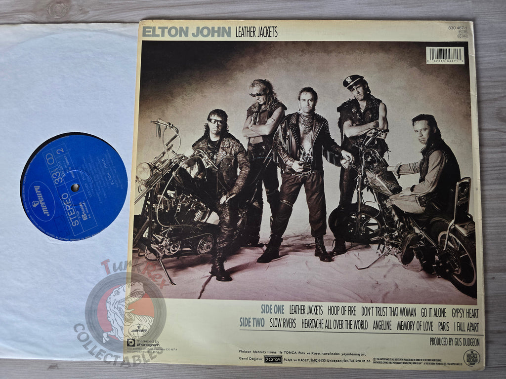 Elton John – Leather Jackets Turkish Pressing Vinyl Turkey Edition