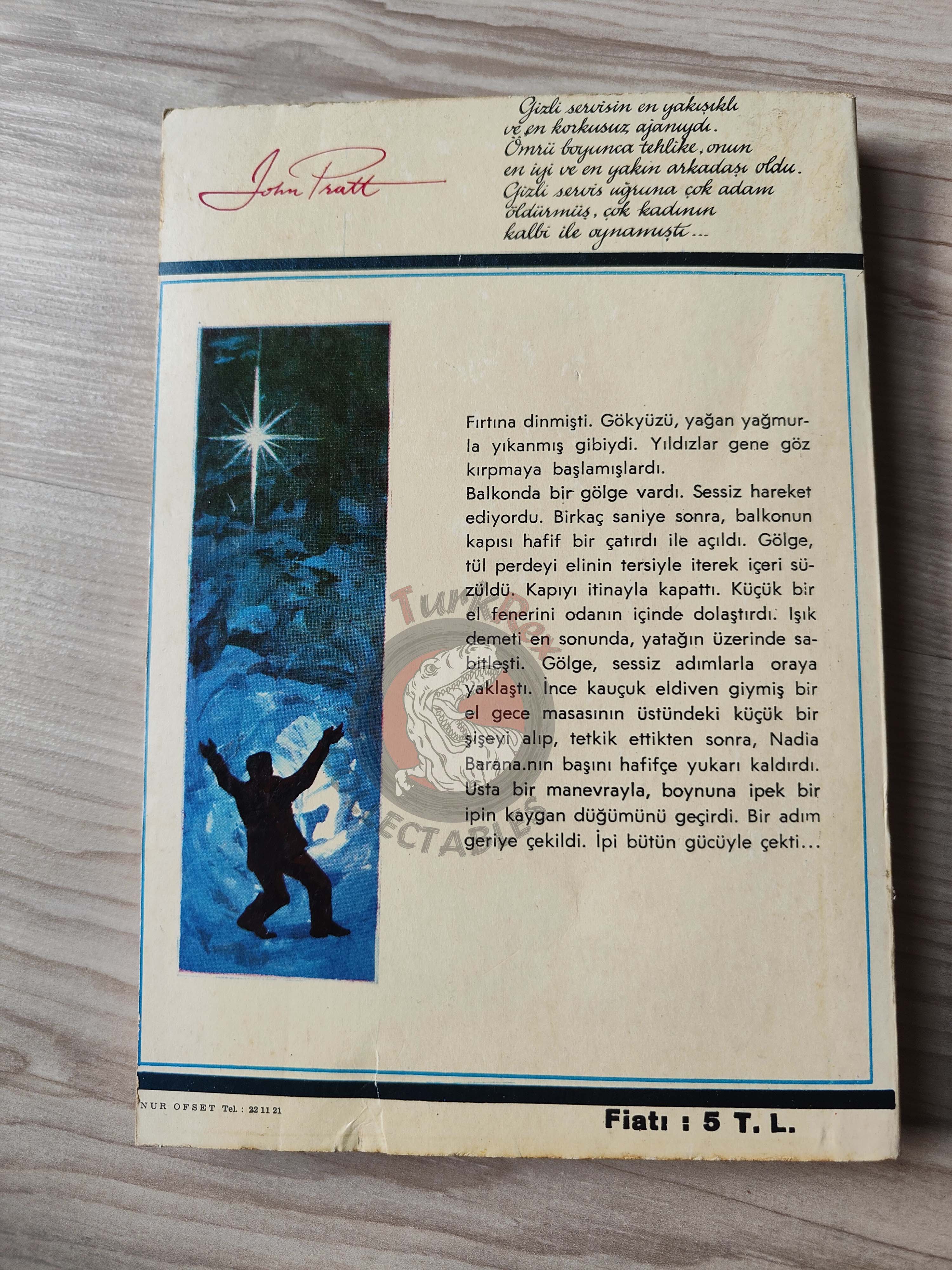 Jean Bruce O.S.S. 117 Mambo à Tokyo 1965 1st Turkish Book Turkey John Pratt