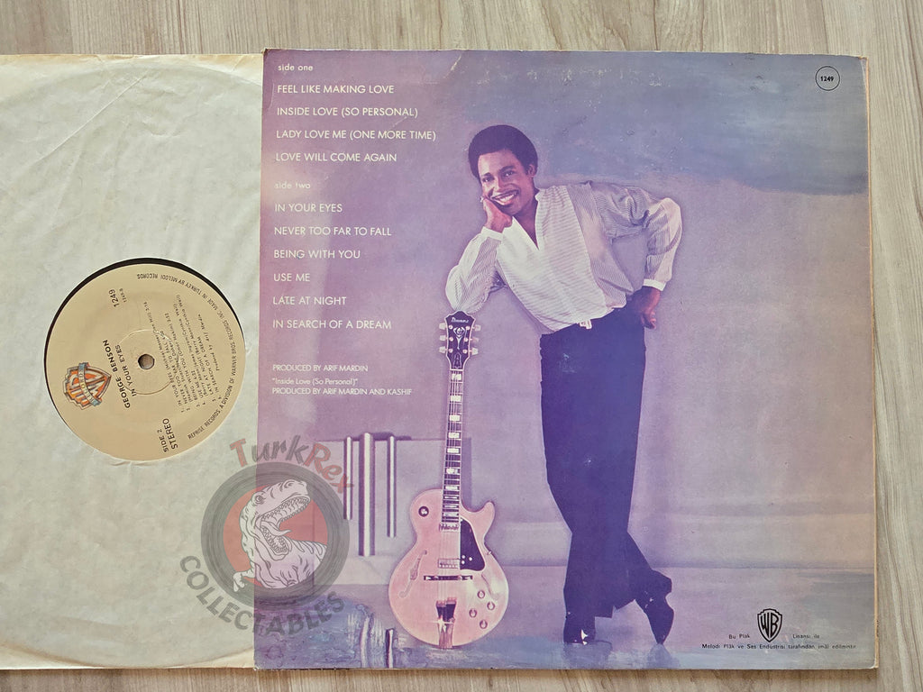George Benson – In Your Eyes Turkish Pressing Vinyl Turkey Edition
