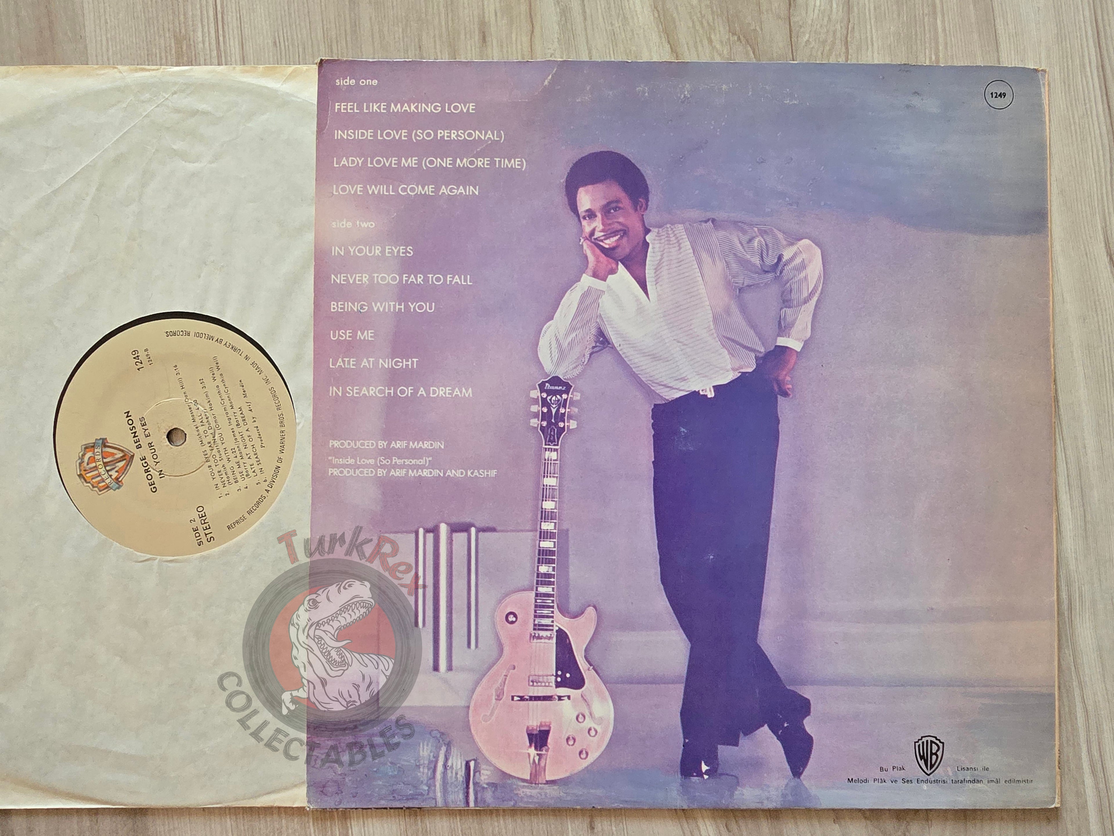 George Benson – In Your Eyes Turkish Pressing Vinyl Turkey Edition