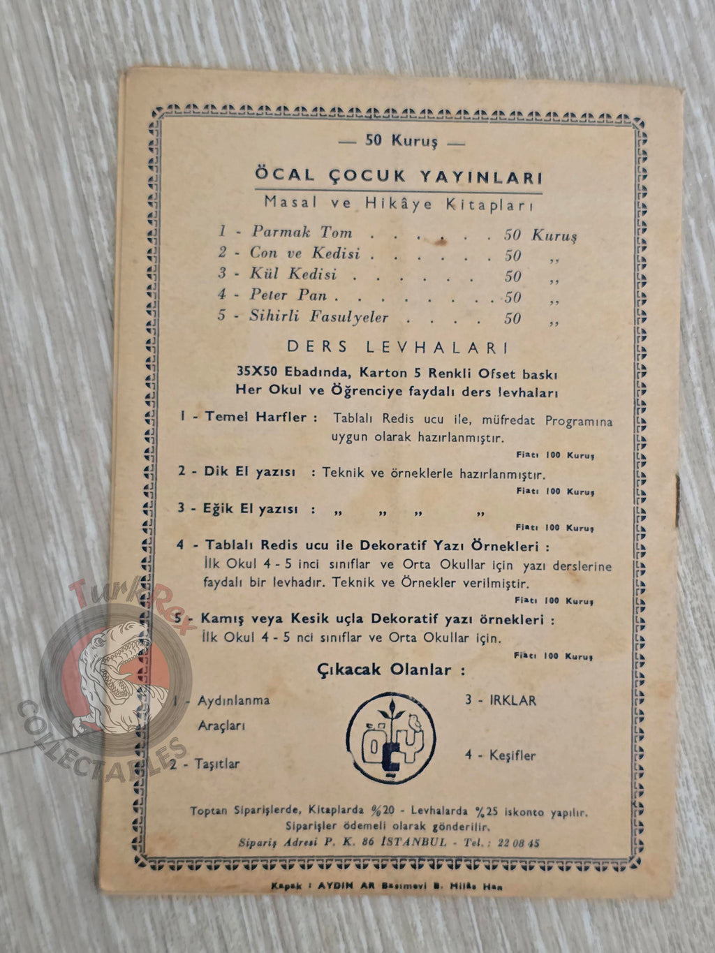 Grimm Brothers – Cinderella 1958 Turkish Book Turkey Illustrated