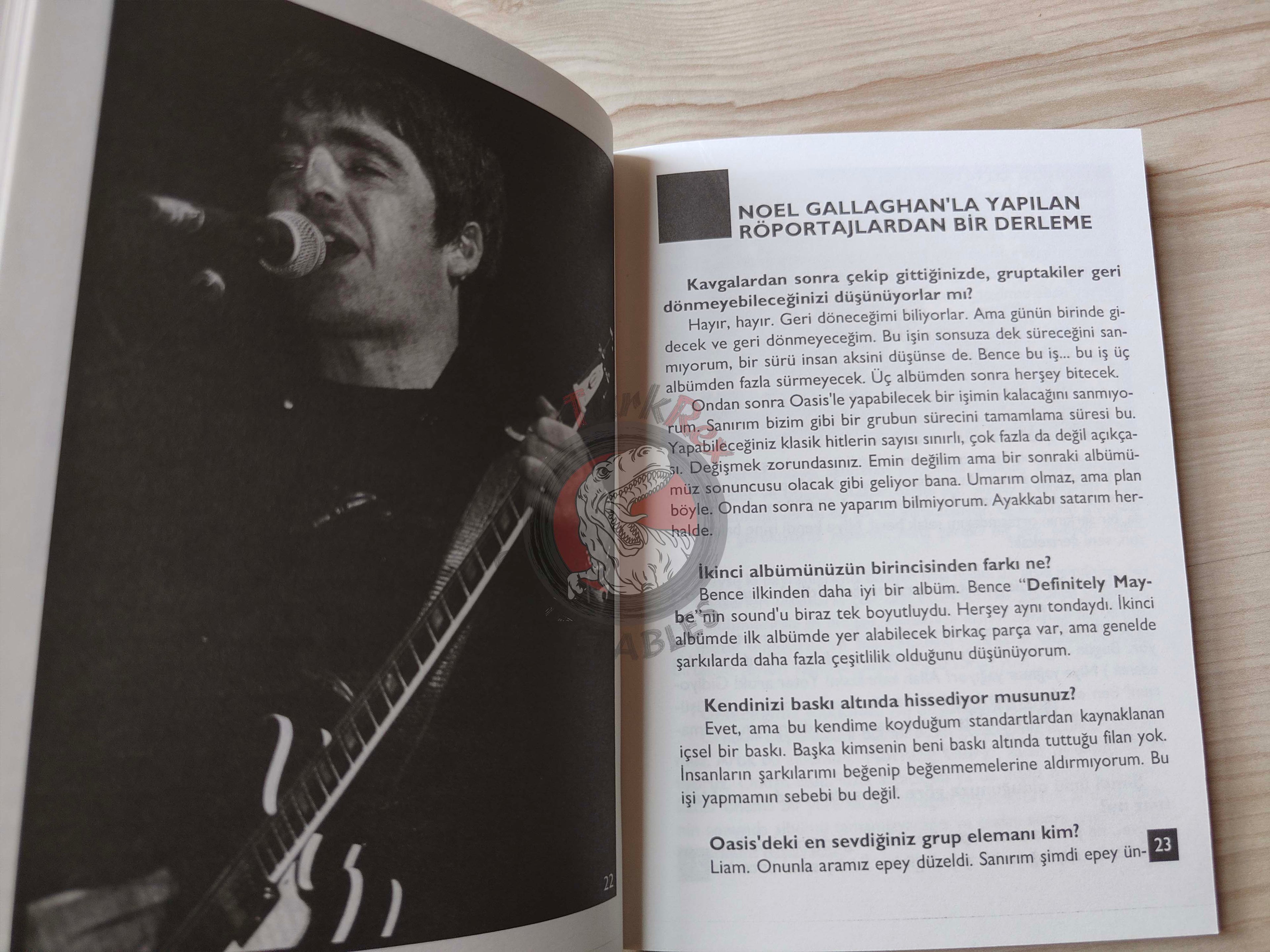 Oasis Biography Book 1997 1st by Turkish Writer Book Turkey