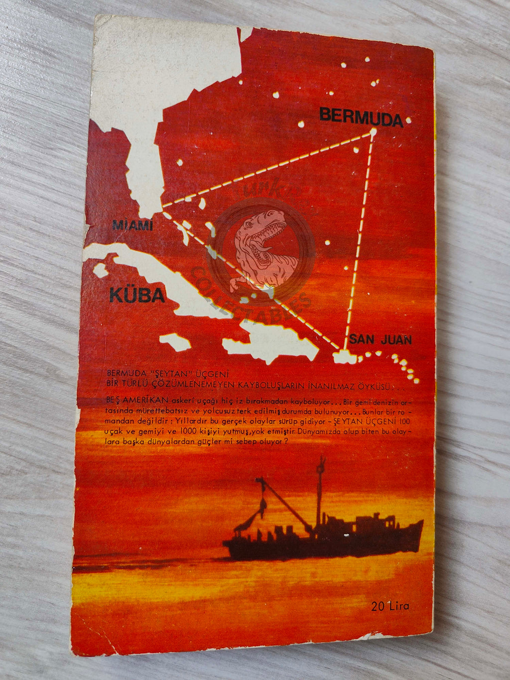 Charles Berlitz – The Bermuda Triangle 1975 Turkish Book Turkey