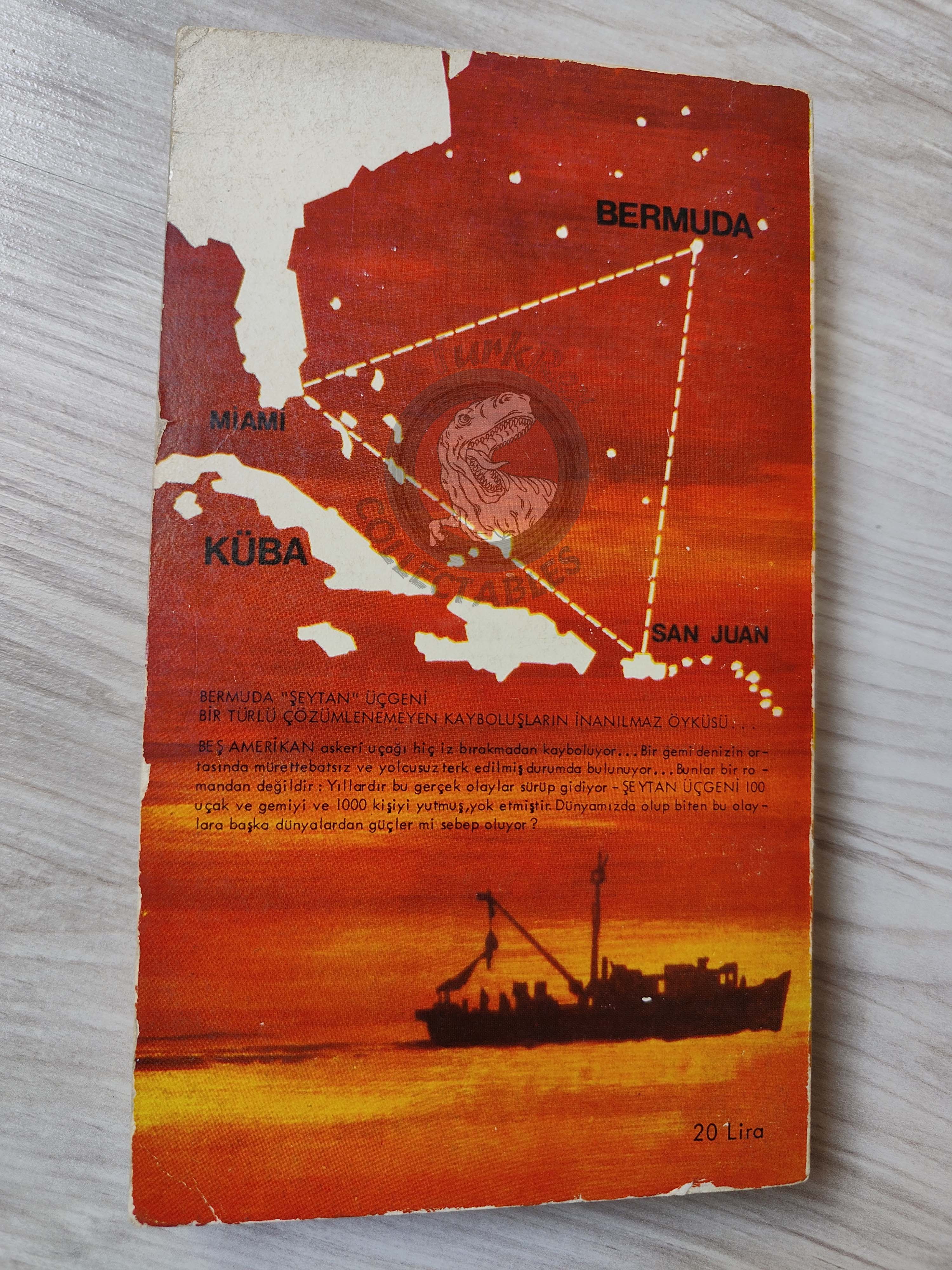 Charles Berlitz – The Bermuda Triangle 1975 Turkish Book Turkey