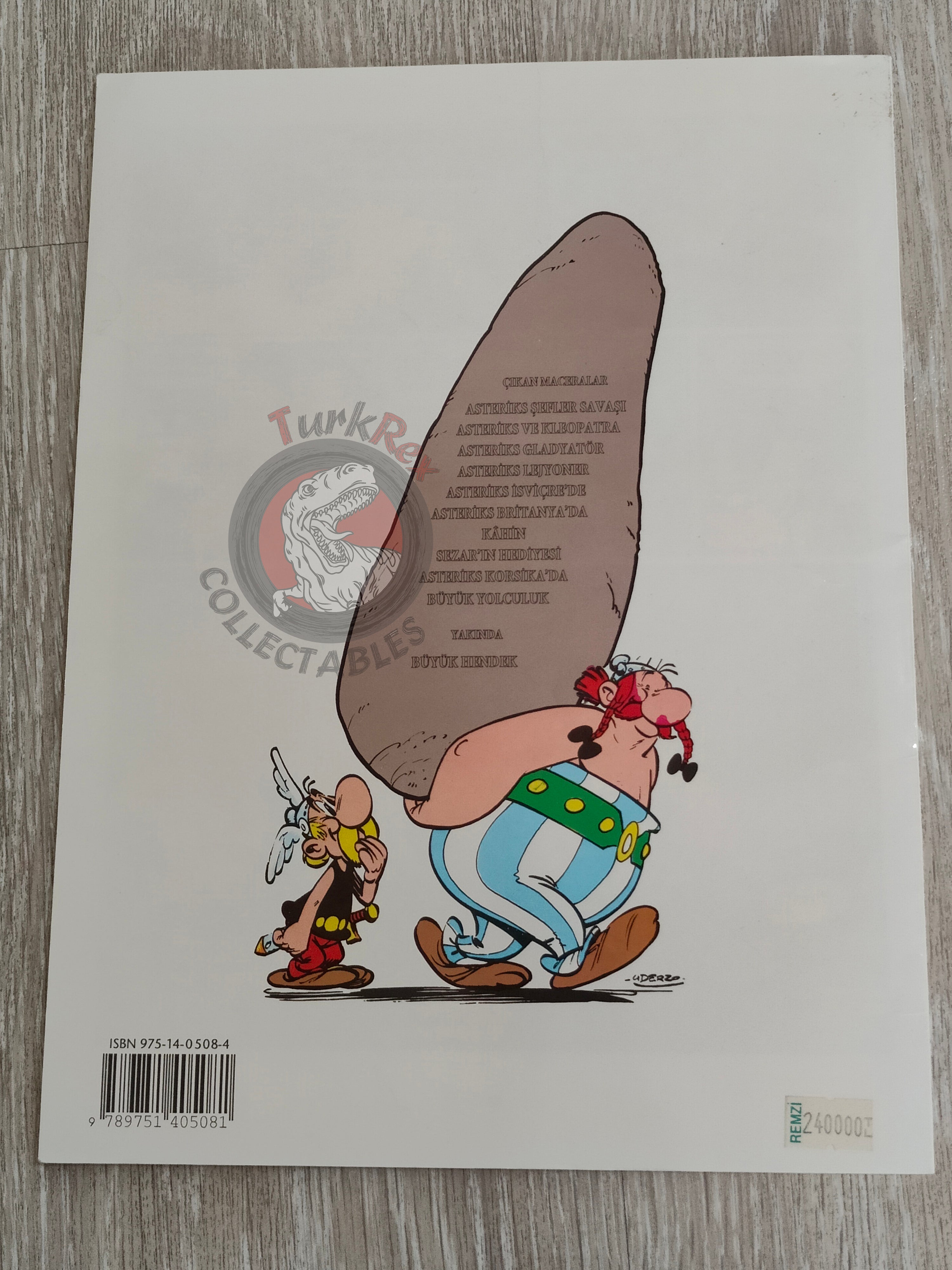 Asterix – Asterix and the Great Crossing 1995 1st Edition Turkish Edition Comic Turkey
