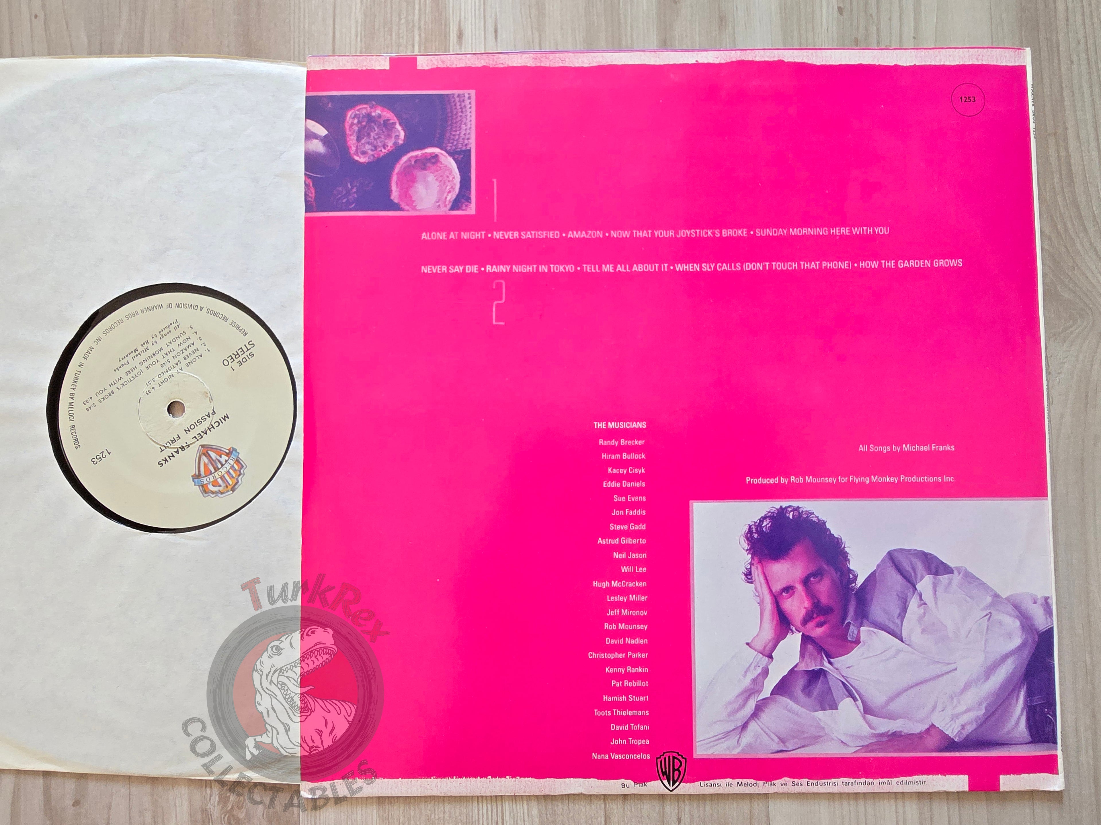 Michael Franks – Passionfruit Turkish Pressing Vinyl Turkey Edition