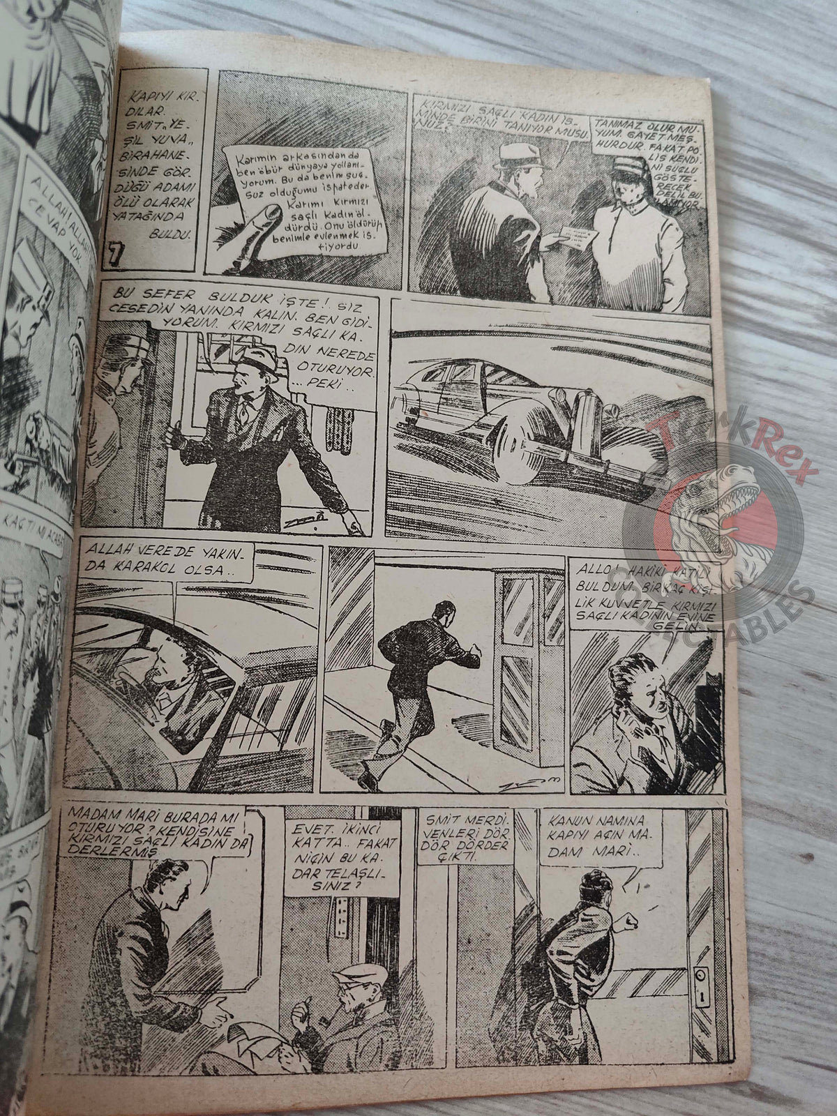 1001 Roman 1944 The Green Nest Turkish Comic Mag Turkey