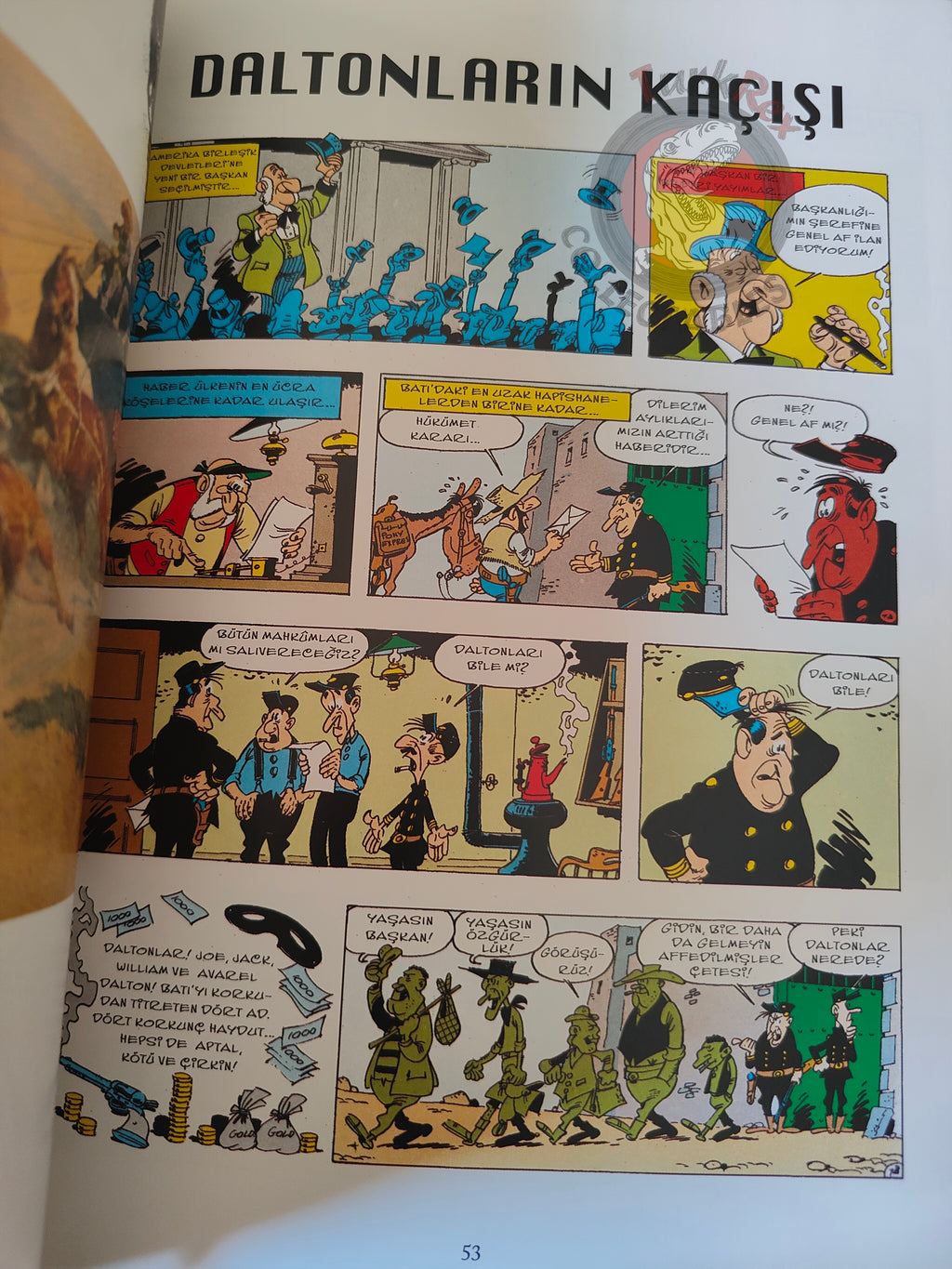 Lucky Luke – L'integrale #8 Turkish Comic Turkey Les Dalton Dans Le Blizzard