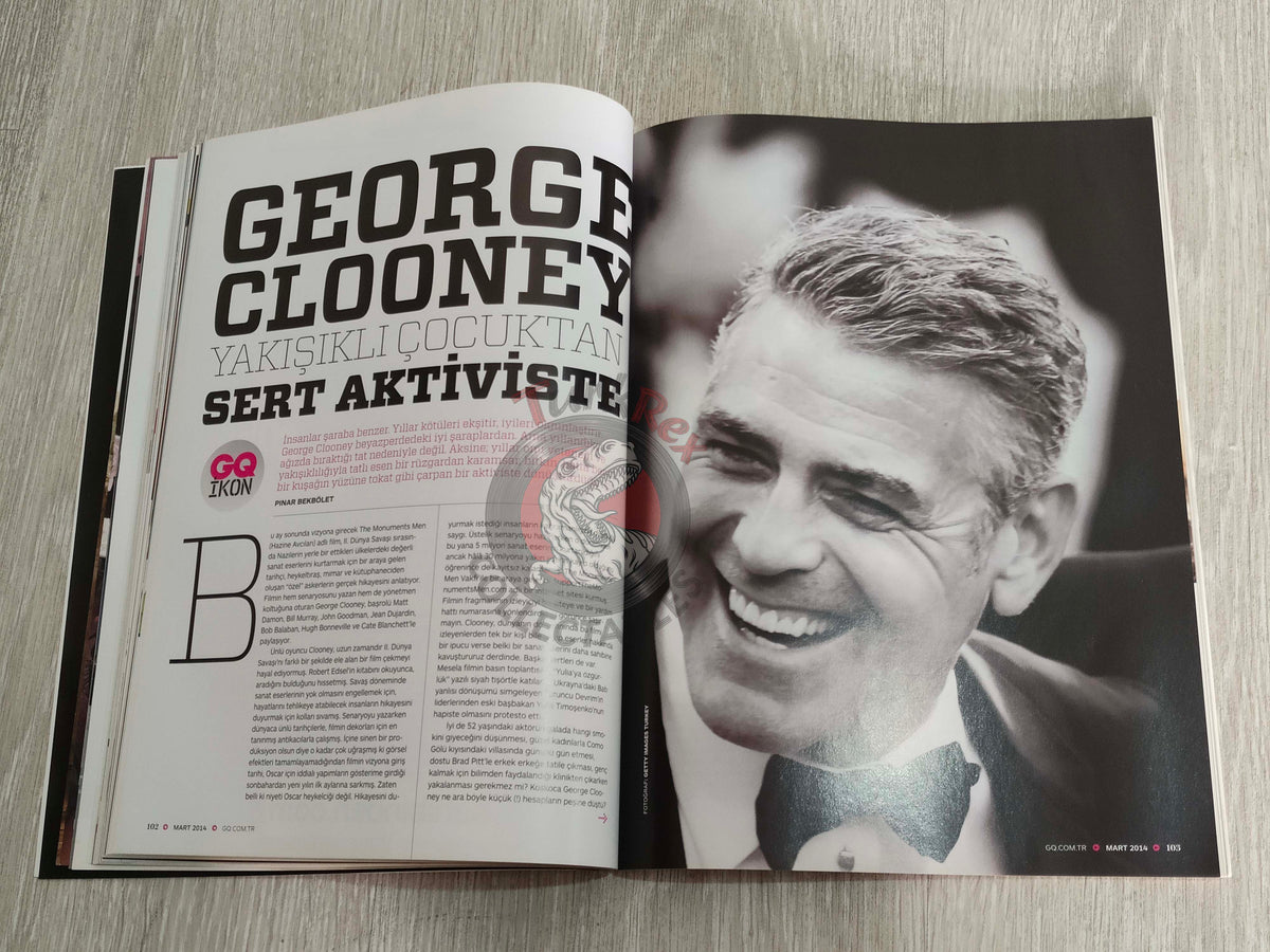 GQ 2014 Çağatay Ulusoy Turkish Mag Turkey George Clooney Thierry Henry