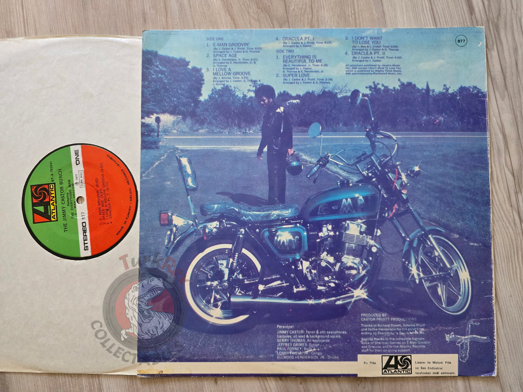 The Jimmy Castor Bunch – E-Man Groovin' Turkish Pressing Vinyl Turkey Edition