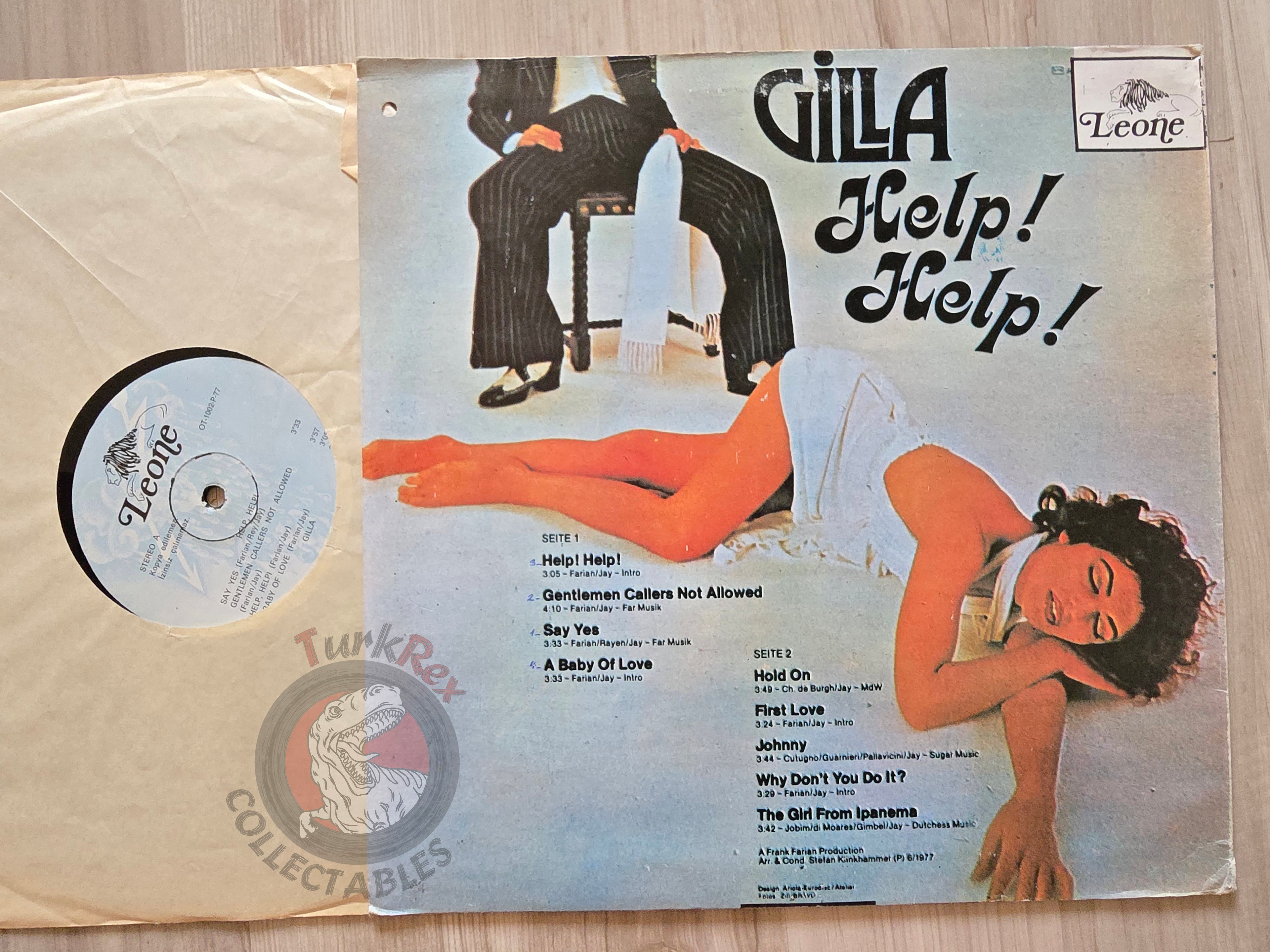 Gilla – Help! Help! Turkish Pressing Vinyl Turkey Edition