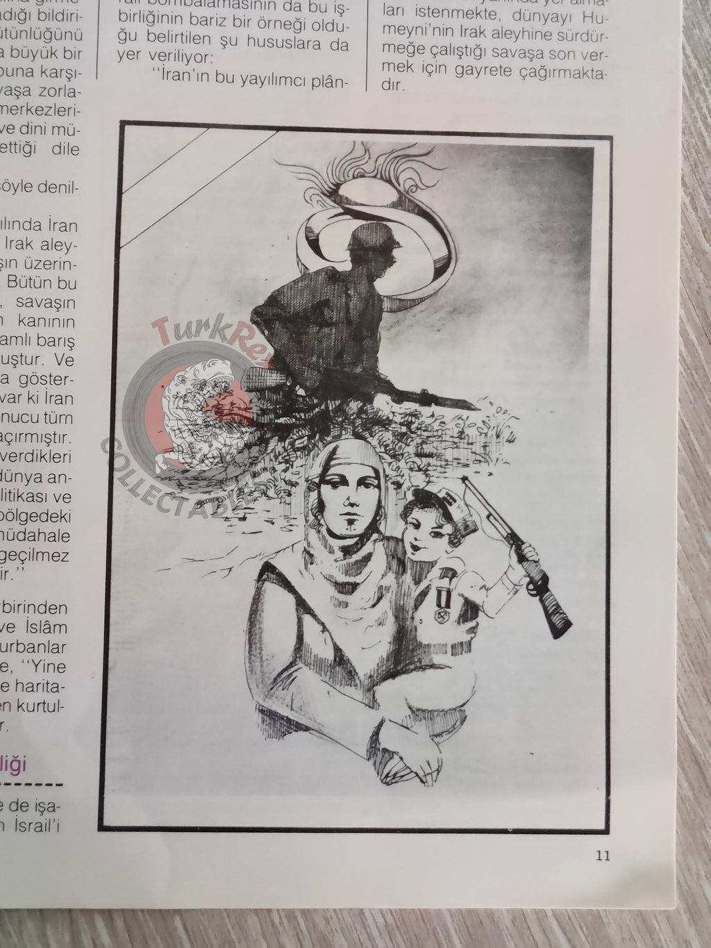 Saddam Hussein - Iraq Today 1984 Official Propaganda Magazine Turkish Turkey Middle East 2
