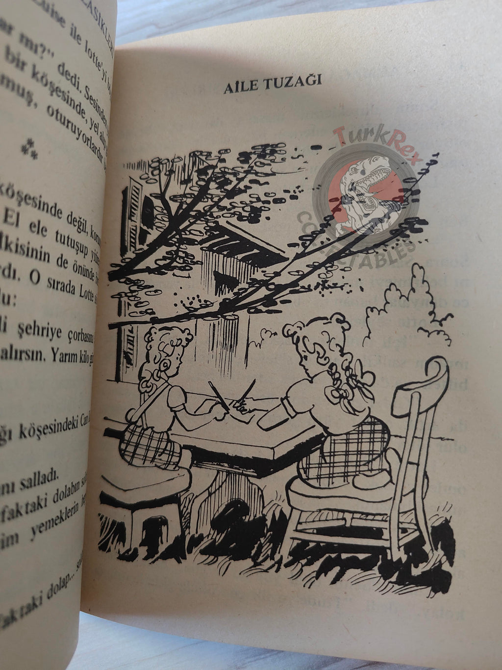 Erich Kästner – The Parent Trap 1976 HC/DJ Turkish Book Turkey Illustrated