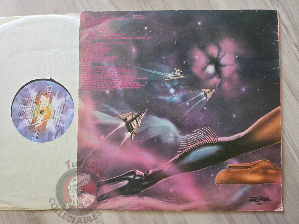 Giorgio Moroder – Music From Battlestar Galactica Turkish Pressing Vinyl Turkey Edition
