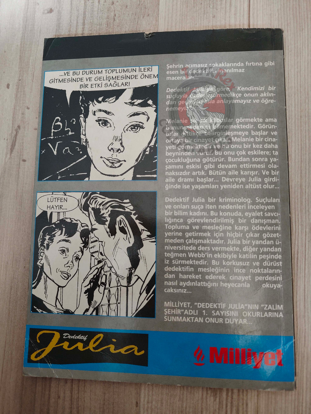Julia #1 L’Ombra Del Tempo 2002 Turkish Comic Turkey Bonelli
