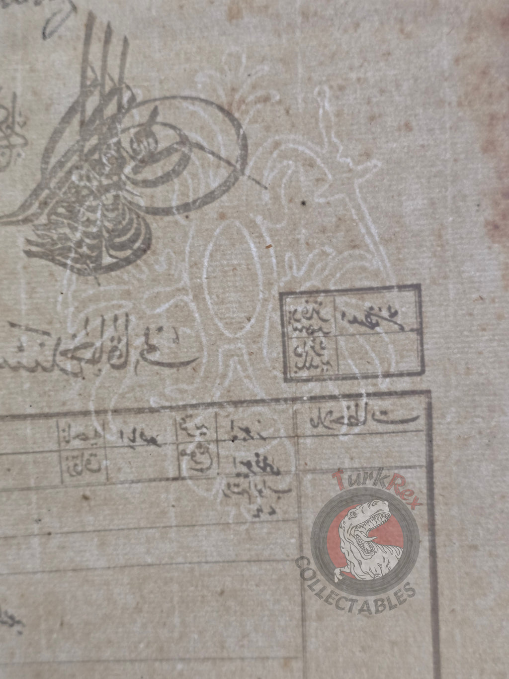 Ottoman 1887 Land Deed in Lesbos Greece Midilli Title Deed Greek Citizen Aegean Watermarked