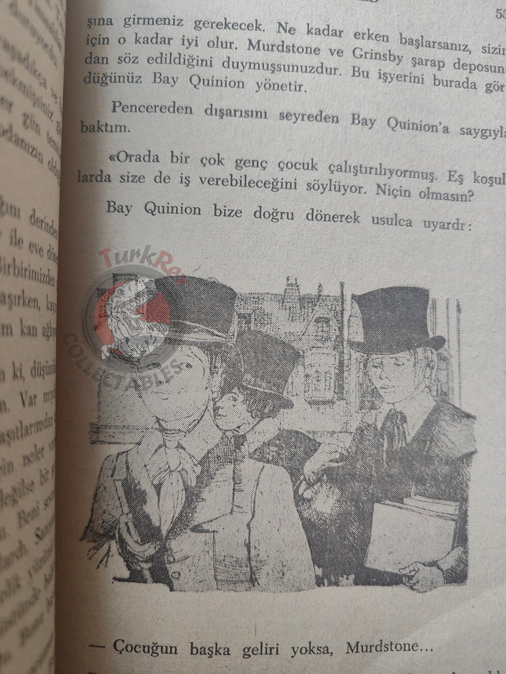 Charles Dickens – David Copperfield 1982 Turkish Book Turkey Illustrated