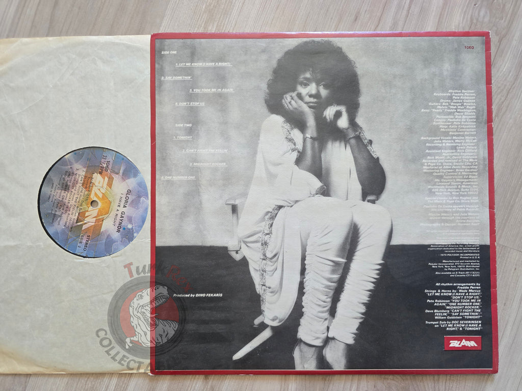 Gloria Gaynor – I Have A Right Turkish Pressing Vinyl Turkey Edition