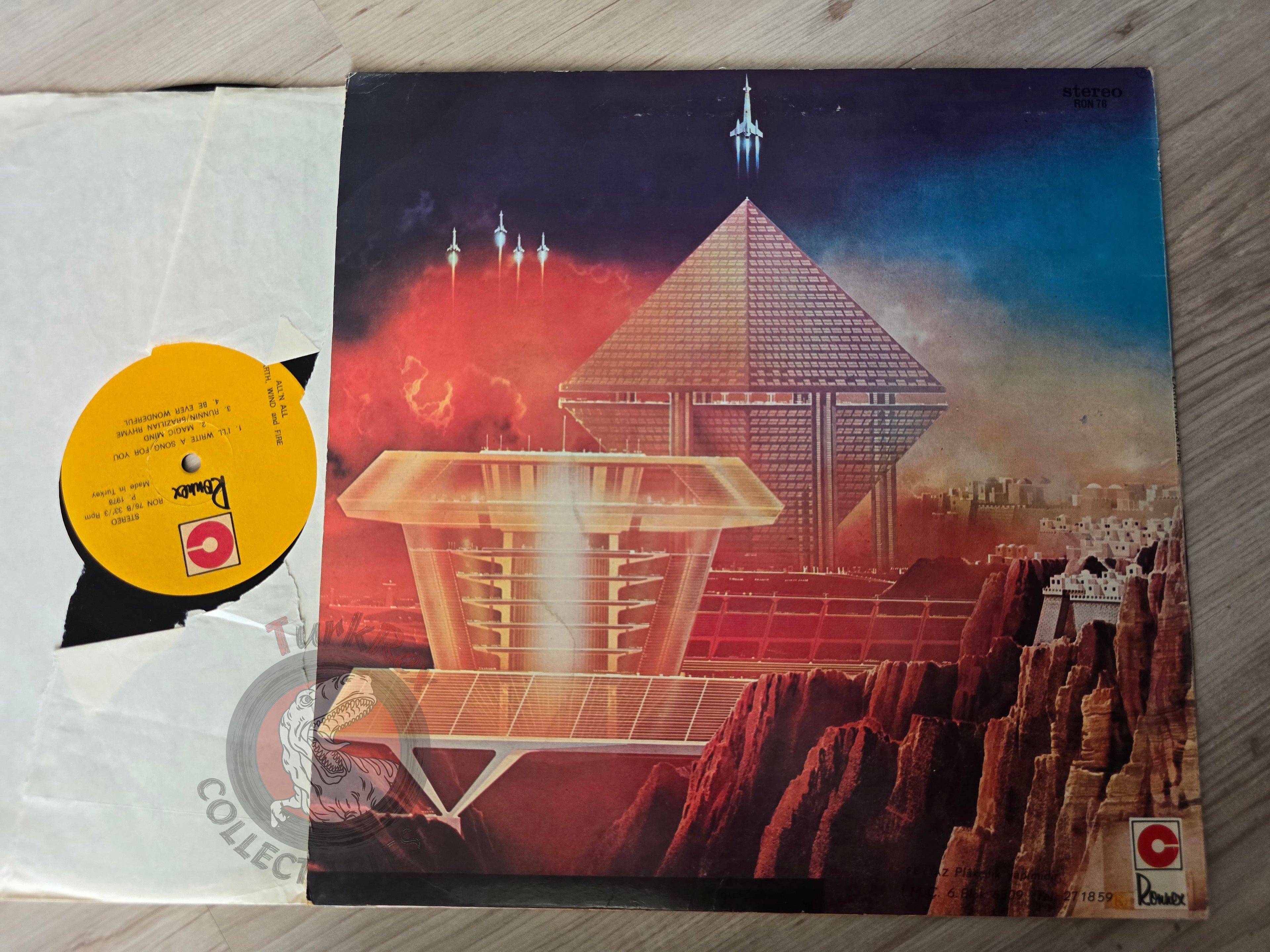 Earth, Wind & Fire – All 'N All Turkish Pressing Vinyl Turkey Edition