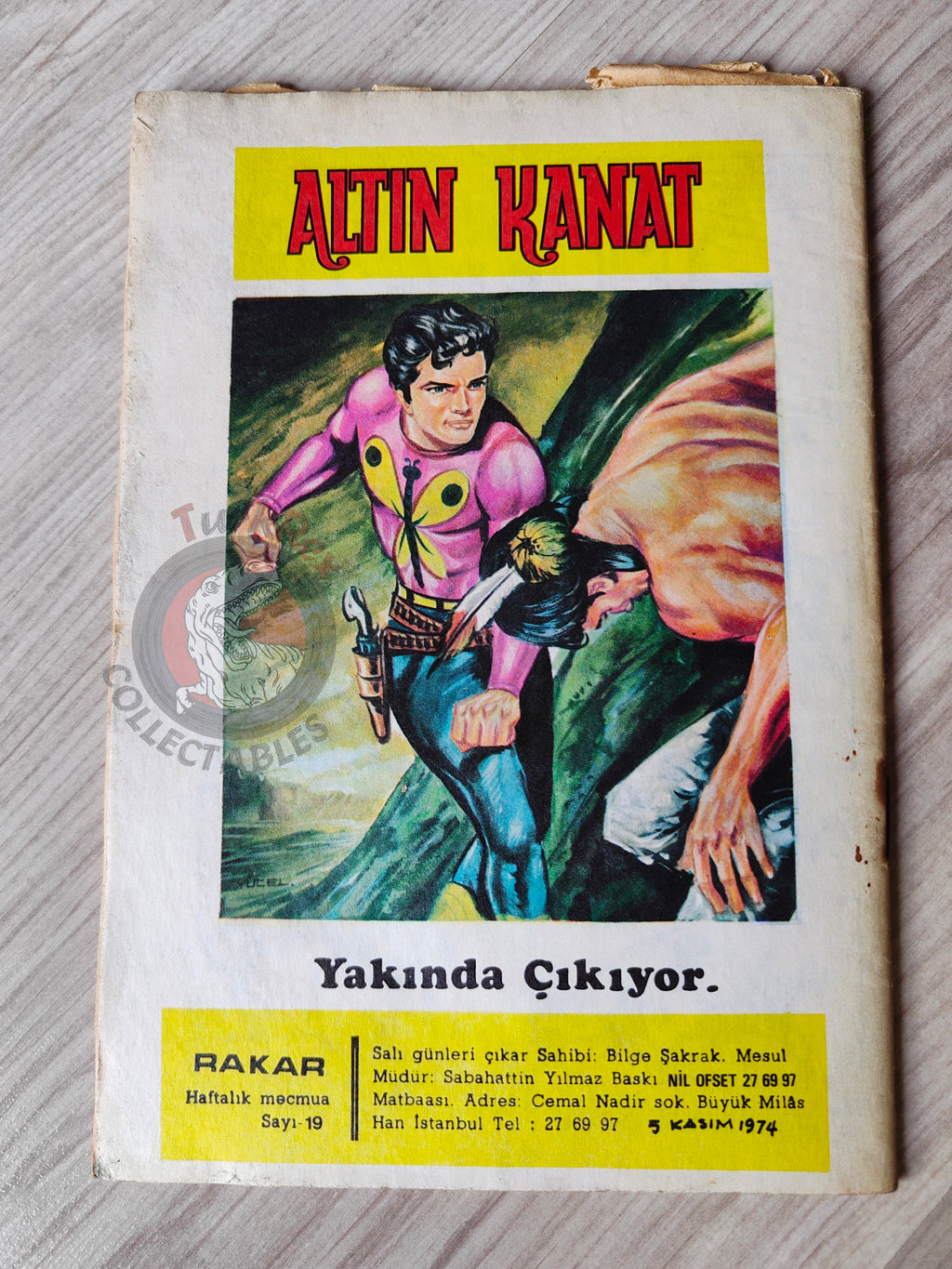 Rakar #19 1974 Turkish Comic Turkey Marcel Navarro Boule et Bill