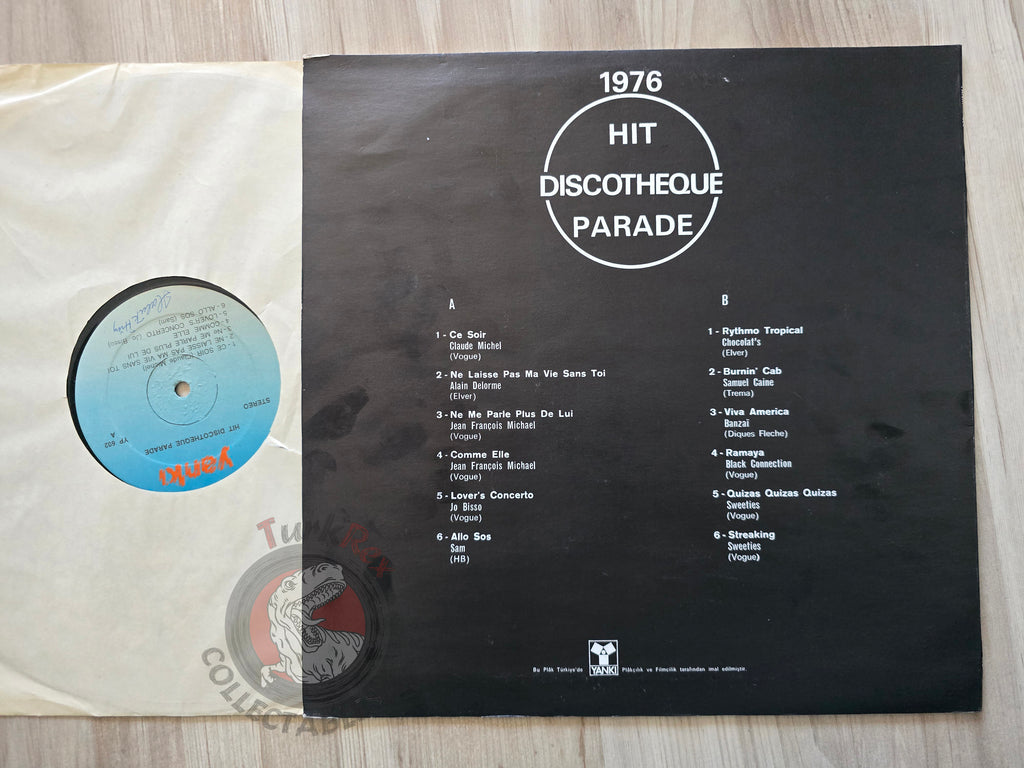 Various – 1976 Hit Discotheque Parade Turkish Pressing Vinyl Turkey Edition