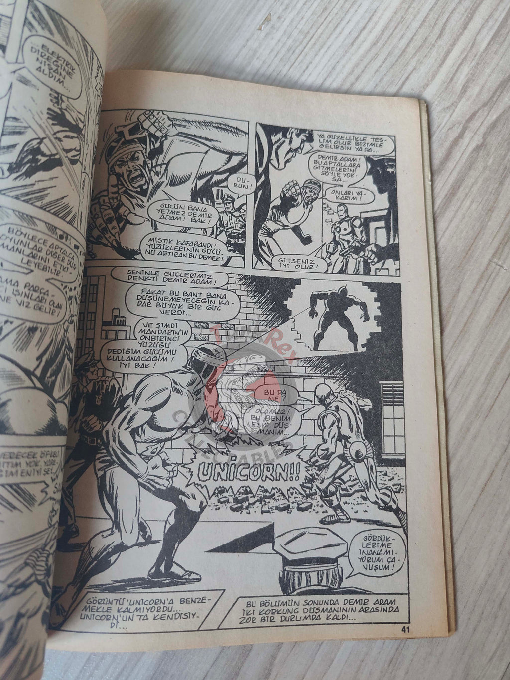 Iron Man #1 1988 Turkish Comic Turkey cover #126 inside #191 #57 #58