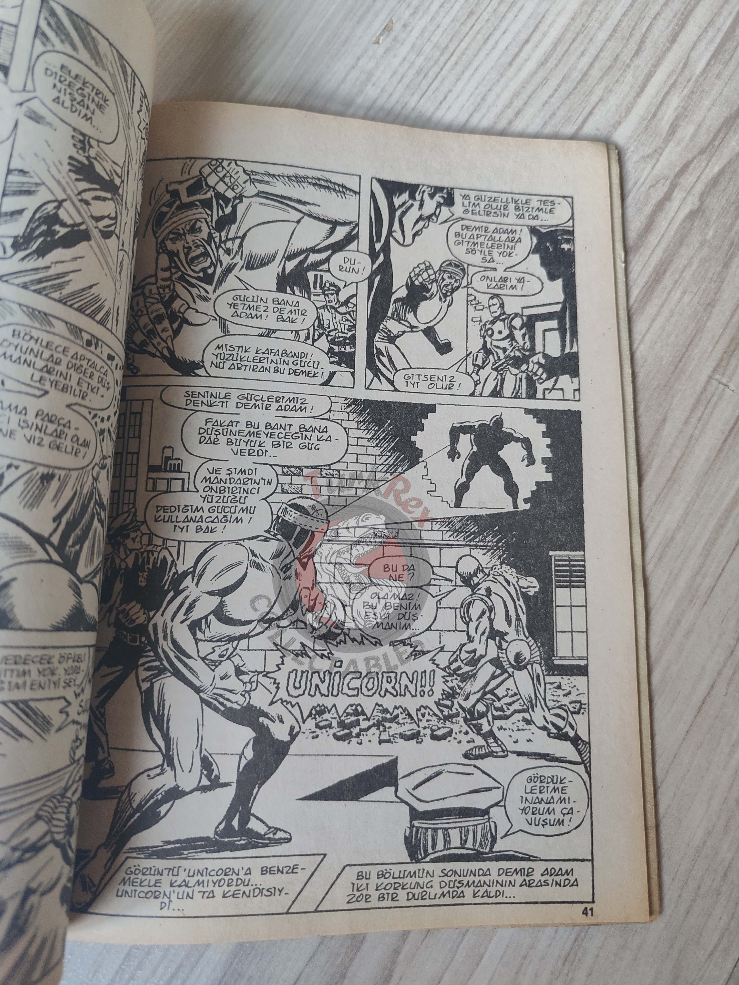 Iron Man #1 1988 Turkish Comic Turkey cover #126 inside #191 #57 #58