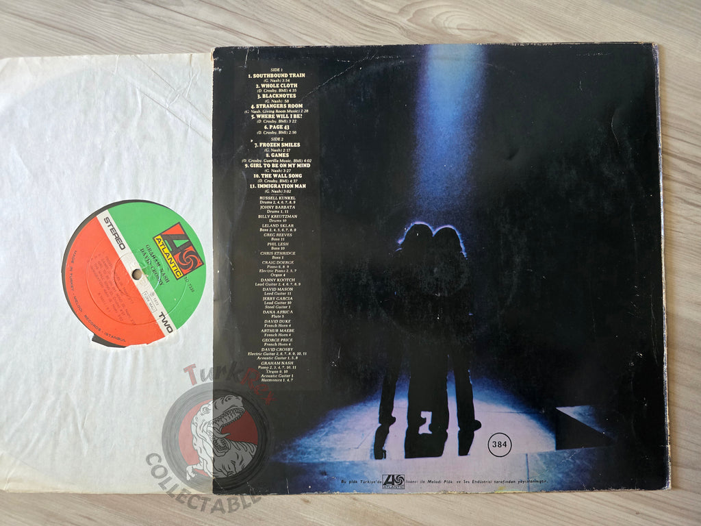 Crosby & Nash – Graham Nash / David Crosby Turkish Pressing Vinyl Turkey Edition