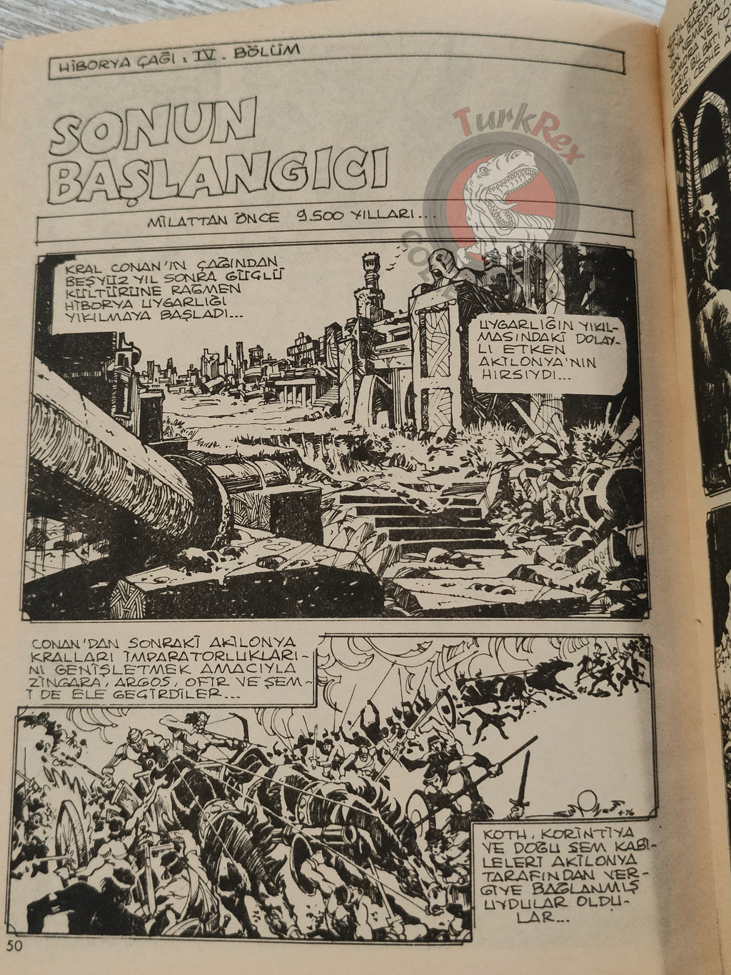 Conan #11 1983 The Savage Sword of Conan Issue #4 Turkish Comic Turkey