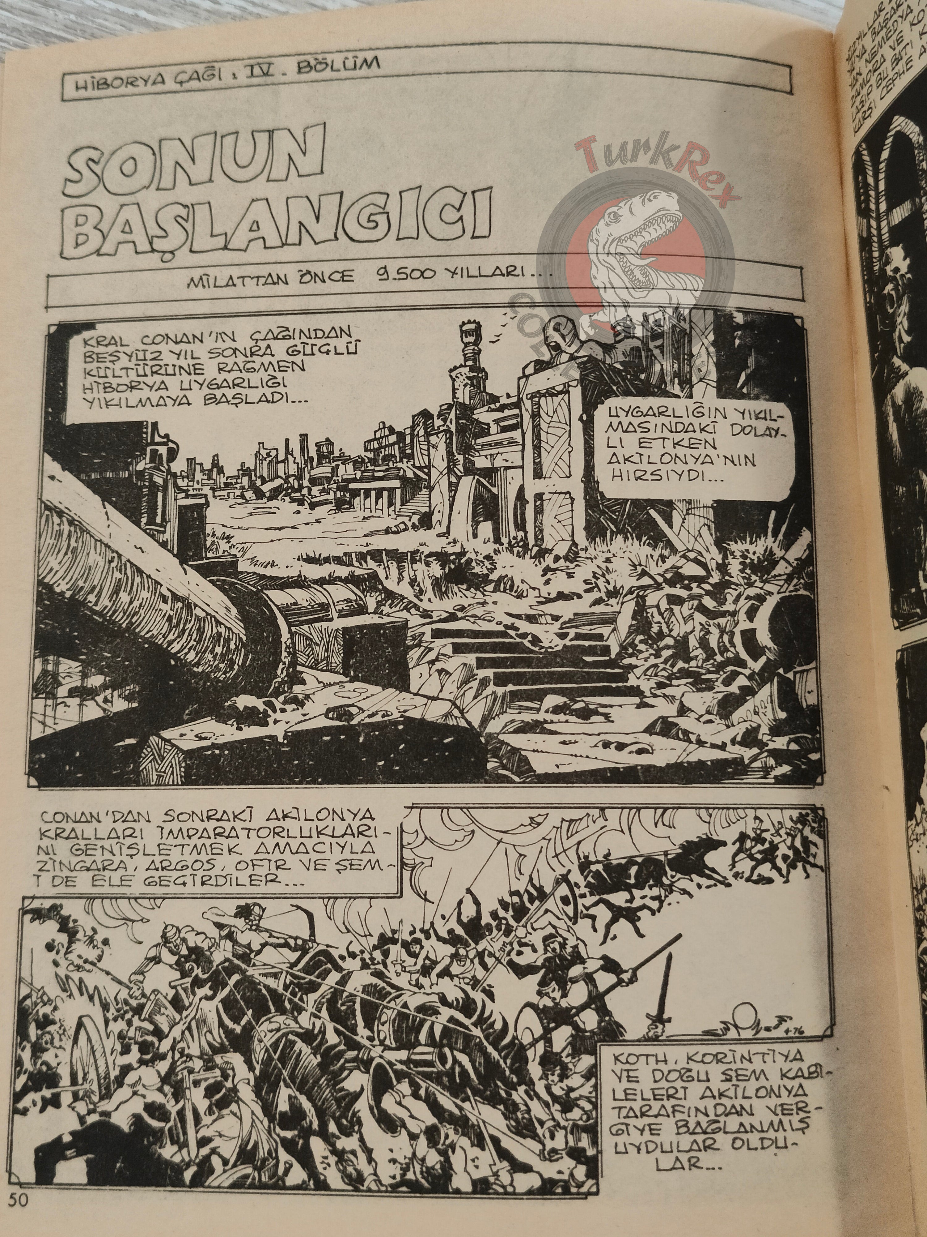 Conan #11 1983 The Savage Sword of Conan Issue #4 Turkish Comic Turkey