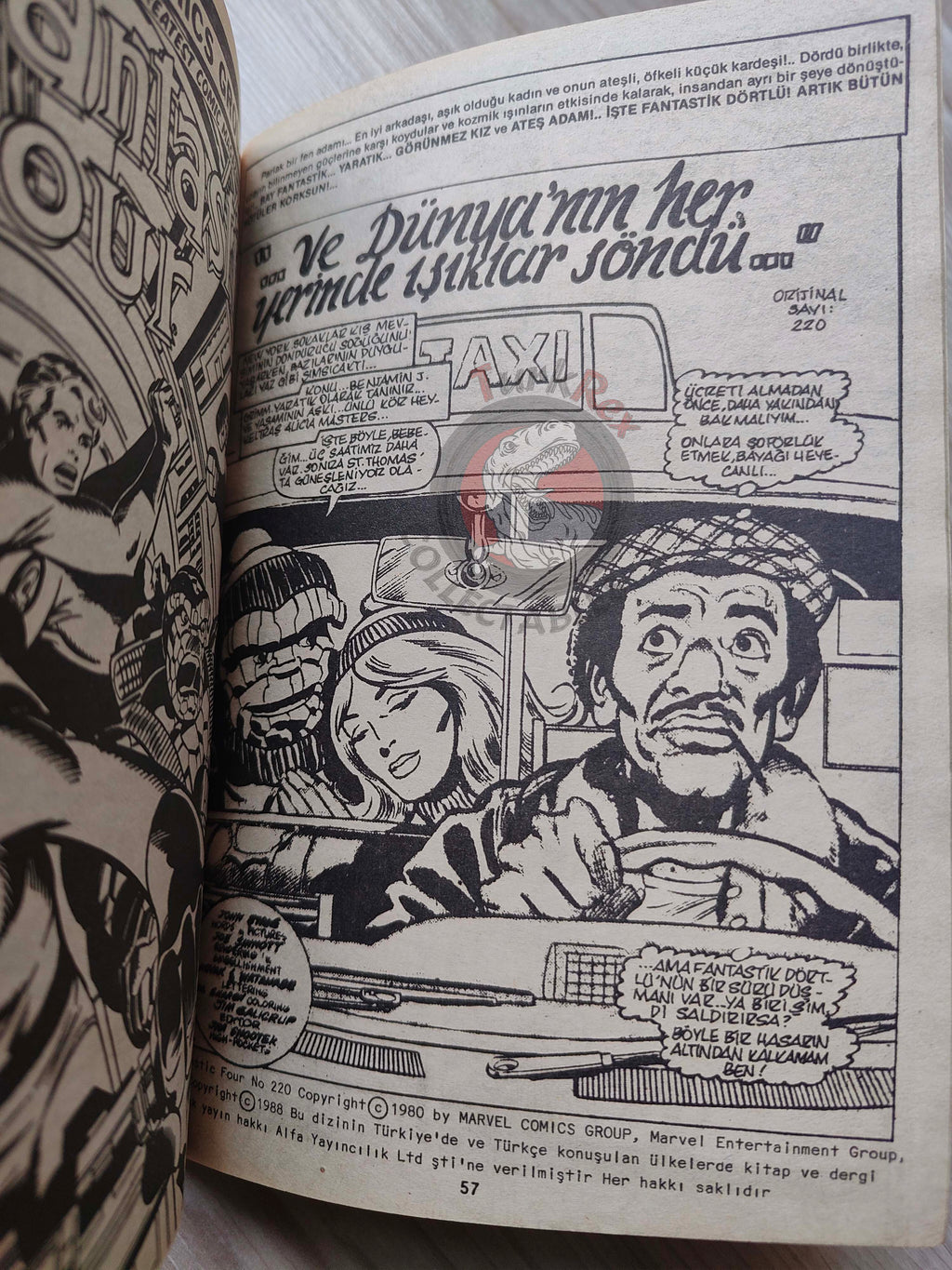 Fantastic Four Volume #5 1989 Turkish Comic Turkey #217 - #224