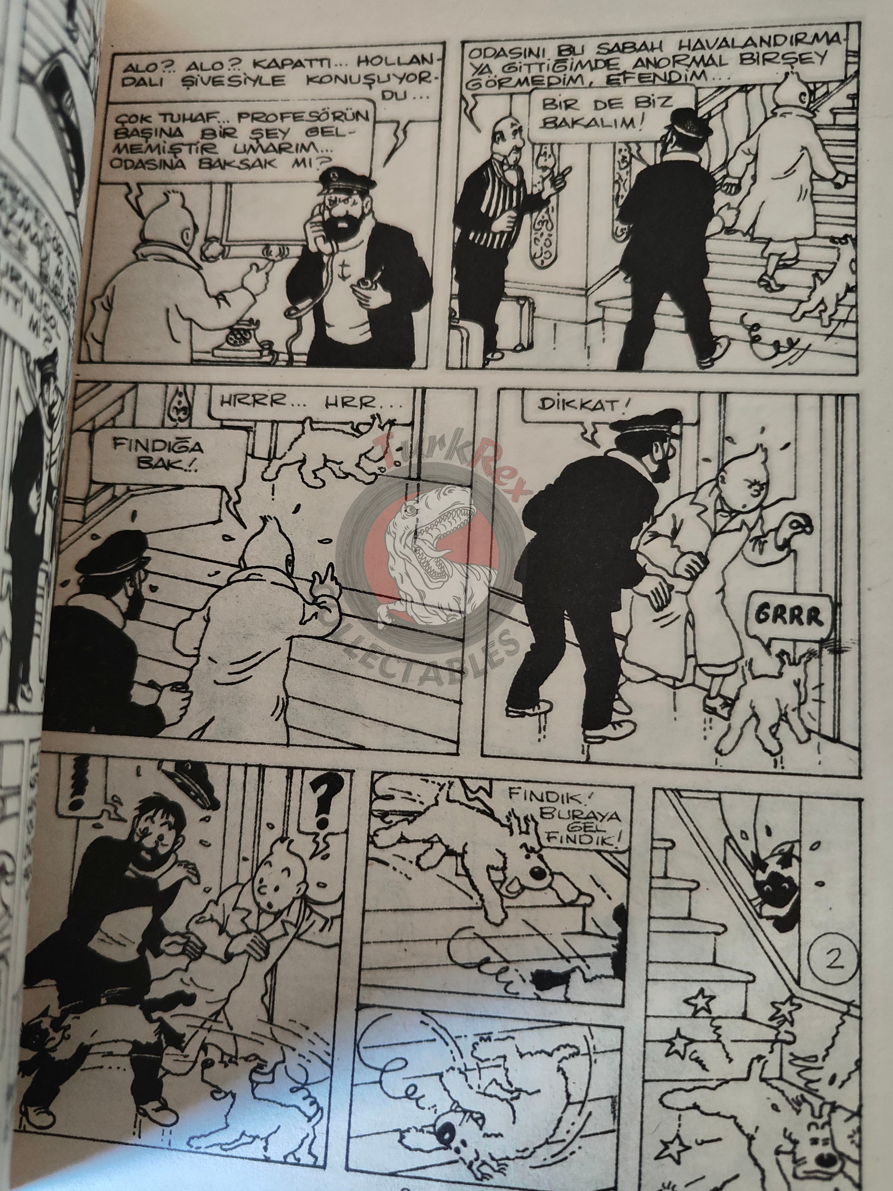 Tintin – Destination Moon mid 1980s Turkish Edition Comic Turkey 2