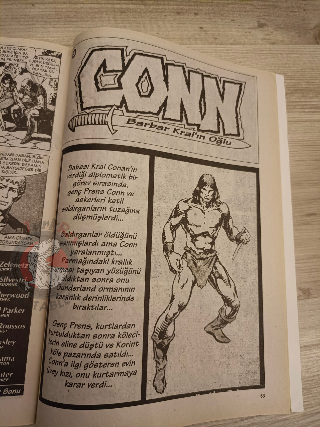 Kral Conan #33 King Conan #24 #25 Turkish Comic Turkey Frank Frazetta Prince Conn