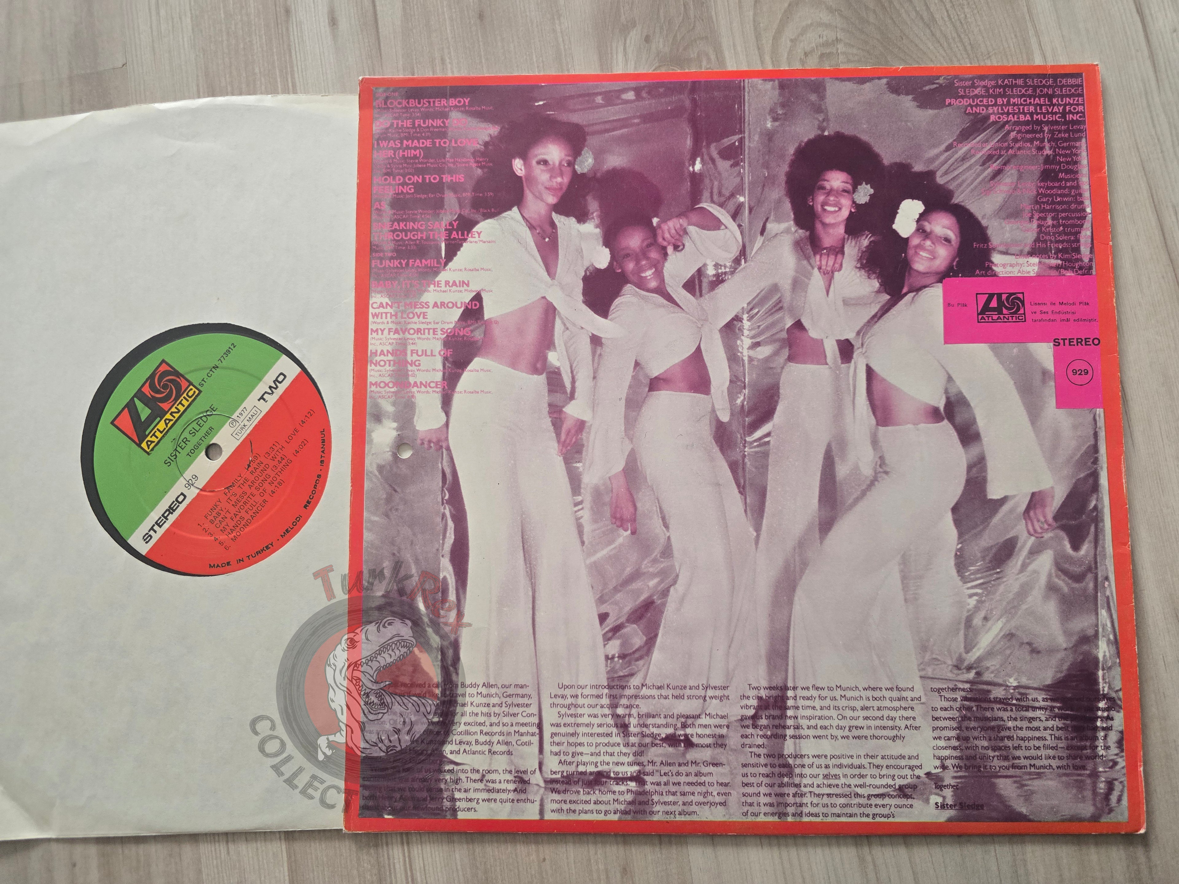 Sister Sledge – Together Turkish Pressing Vinyl Turkey Edition