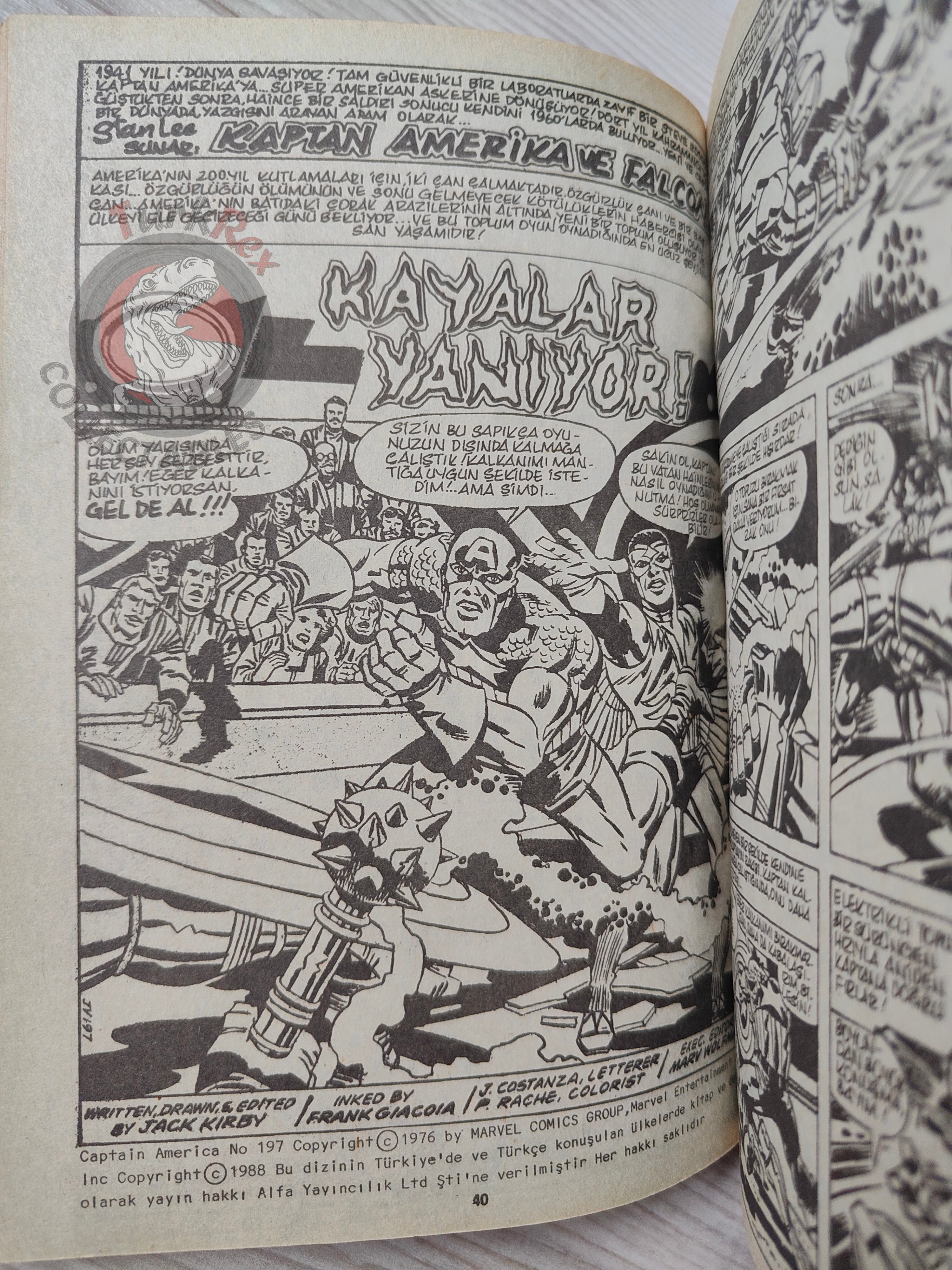 Captain America – Volume 6 1989 Turkish Comic Turkey